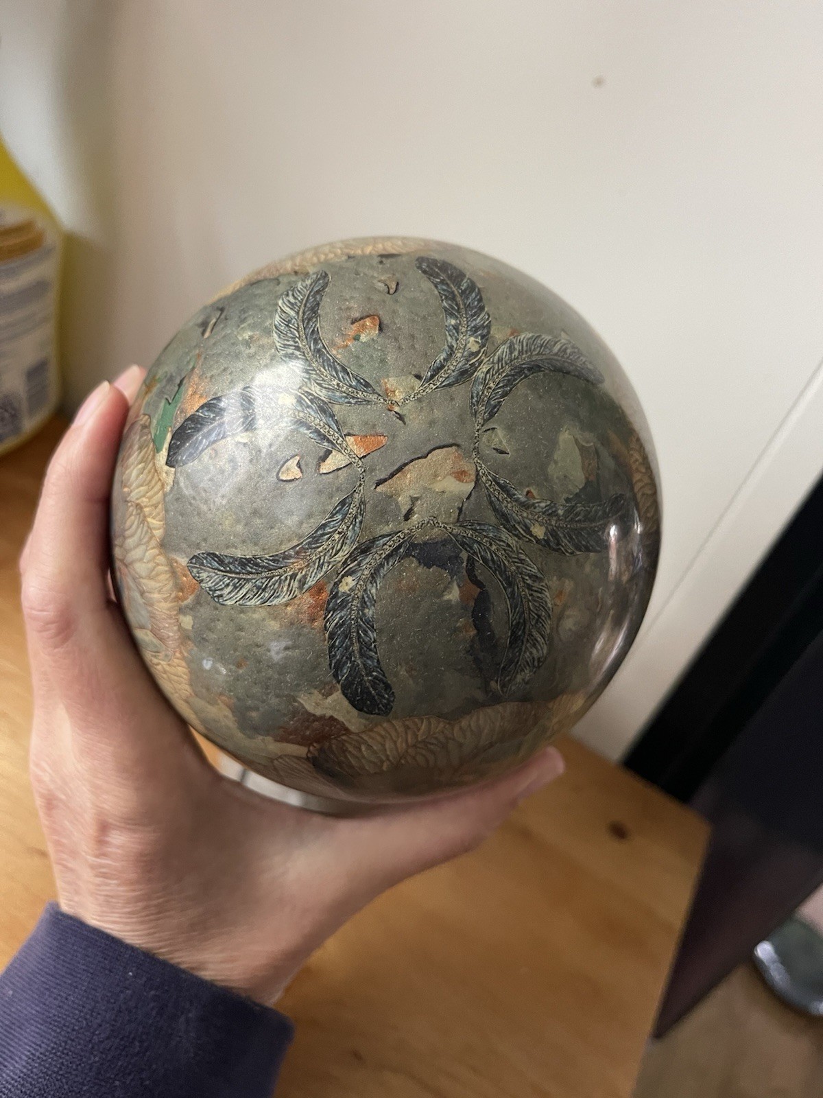 Fine & Unusual Ethereal Artist Signed & Numbered Decoupage Ostrich Egg