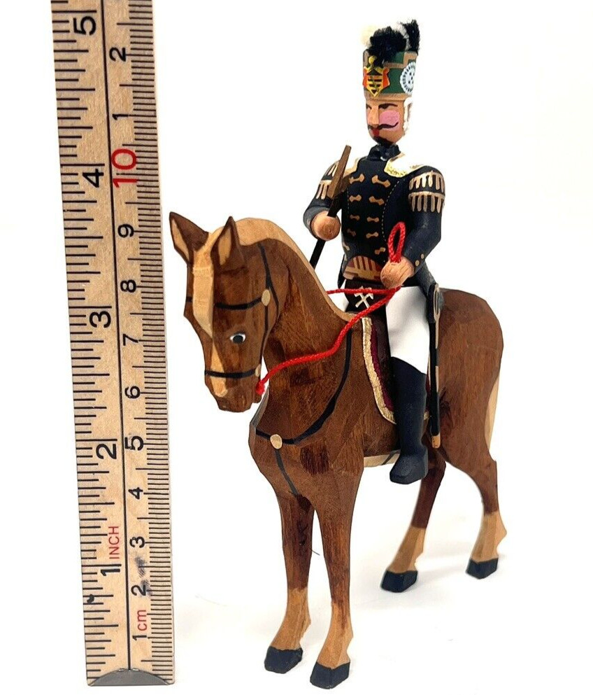 Werner Figuren Military Captain on Horseback Bergmann Berghauptmann zu Pferd
