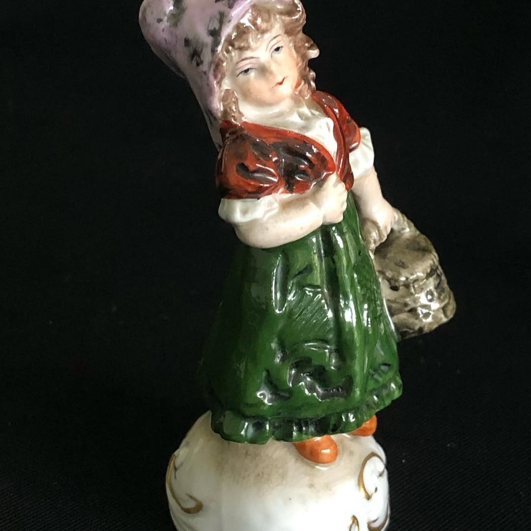 Vintage Figurine Sculpture Woman Porcelain Germany 20 Century Rare Collectible