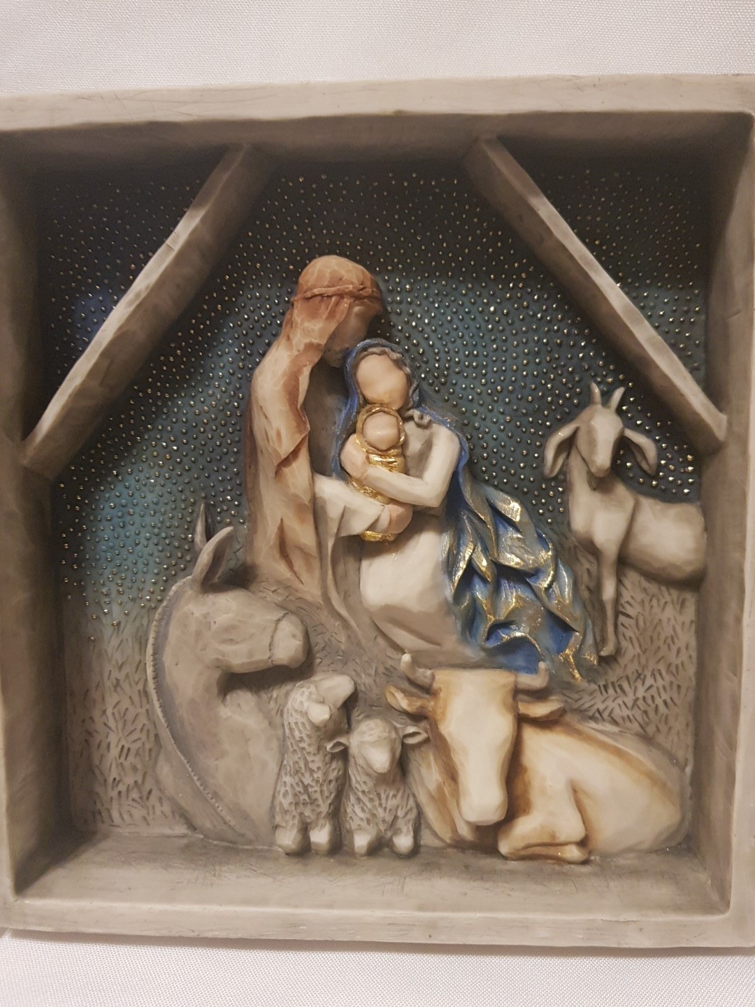 Willow Tree Starry Night Nativity #27370 – 2014 New W/ Box FREE SHIPPING 5.5LB