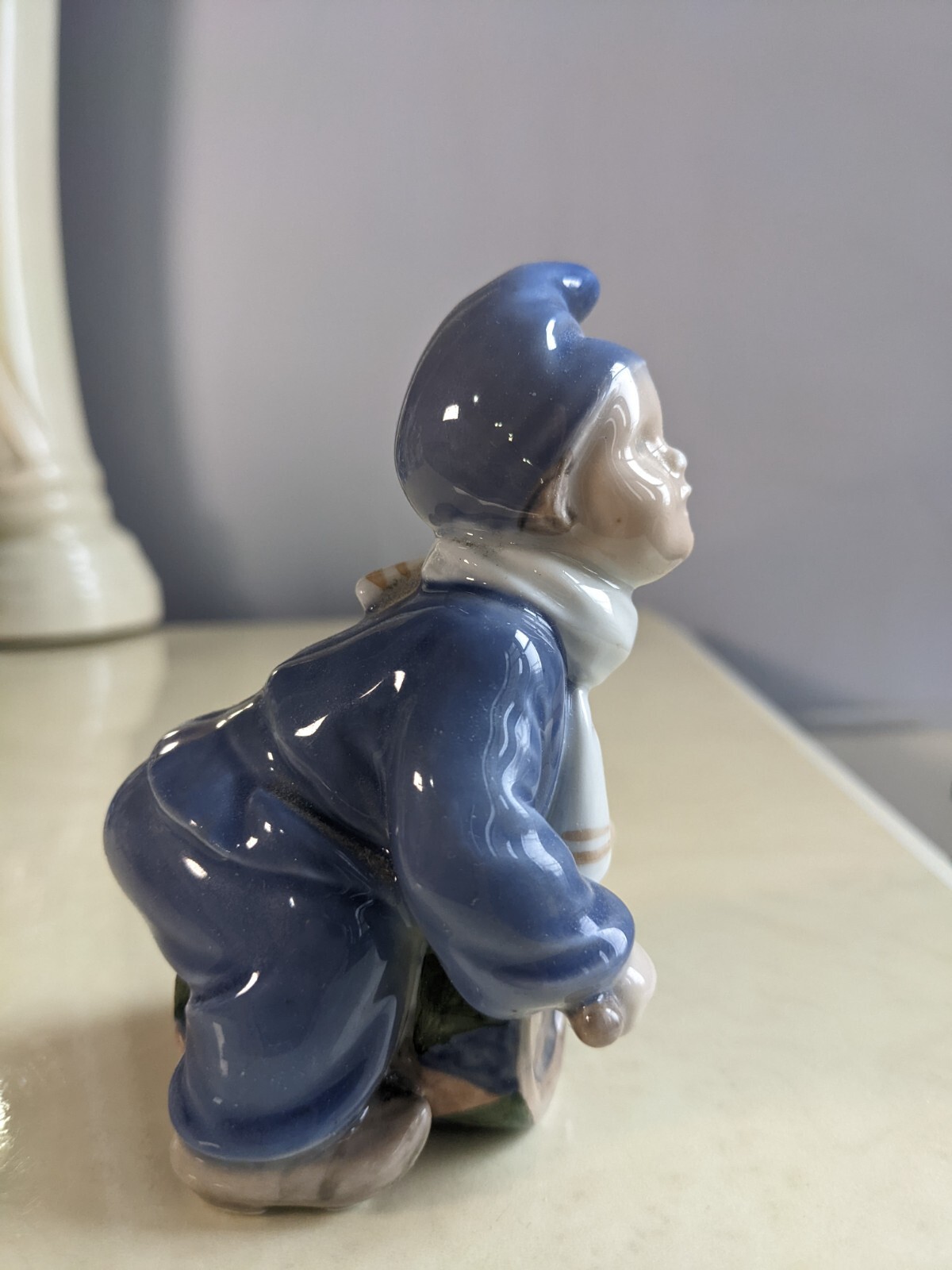 1923s Antique Royal Copenhagen Denmark Porcelain Figurine 9cm
