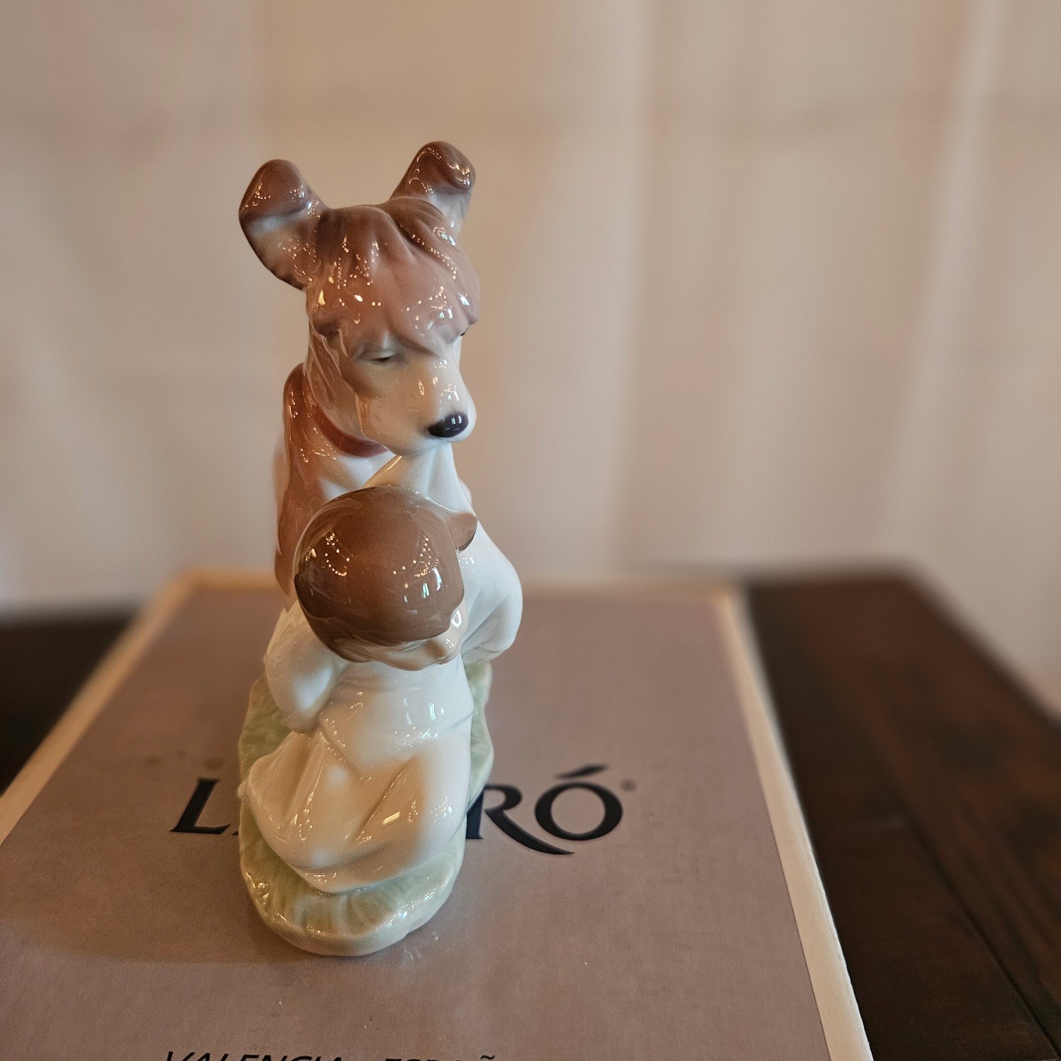 Lladro Figurine, “Safe and Sound”, #6556, Retired, Event Figurine, Original Box