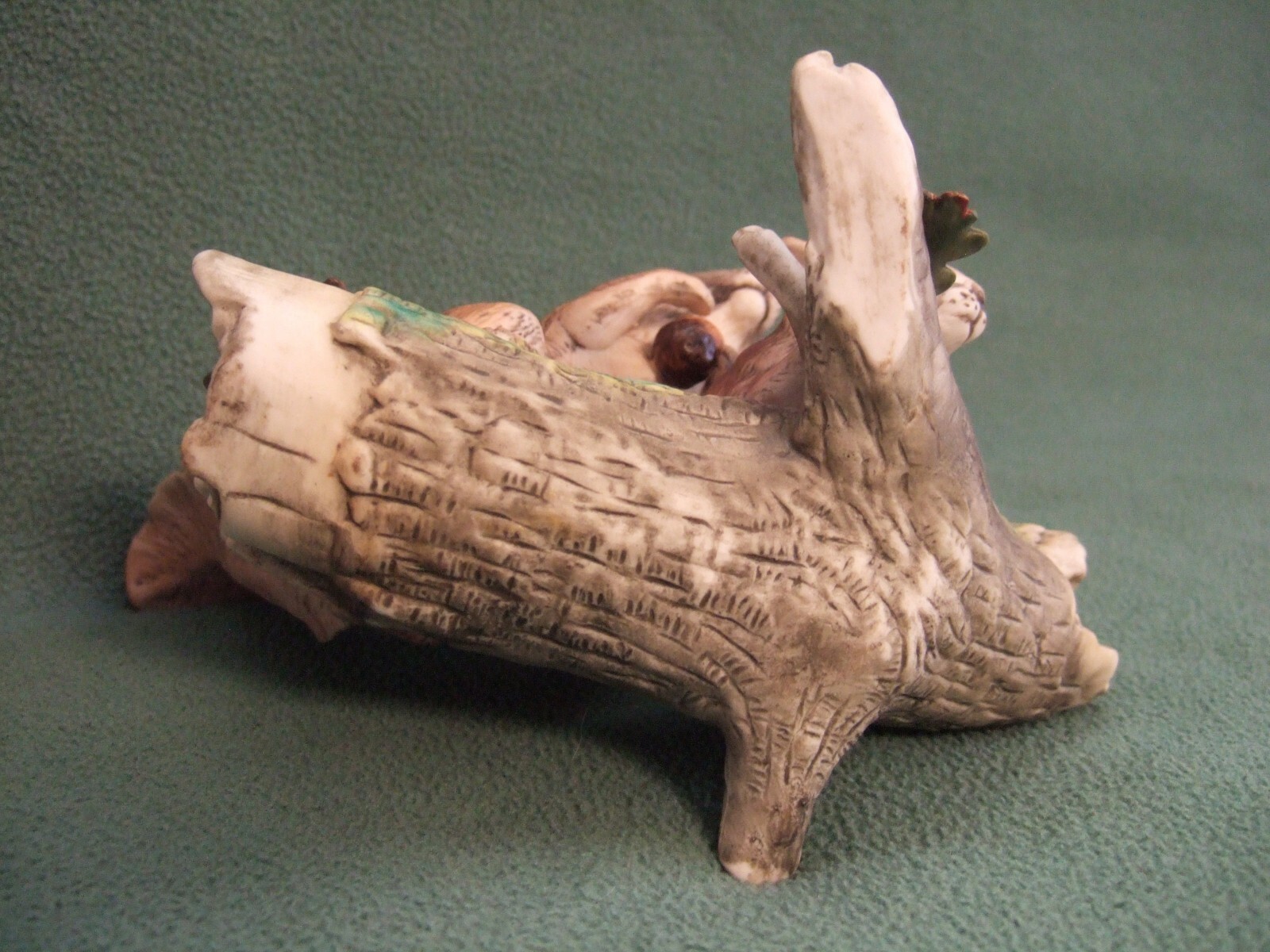 Homco Masterpiece Collection Porcelain Mother and Baby Squirrel Figurine