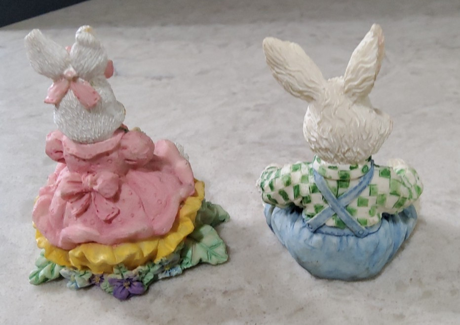 Adorable Easter Bunny Girl and Boy Set