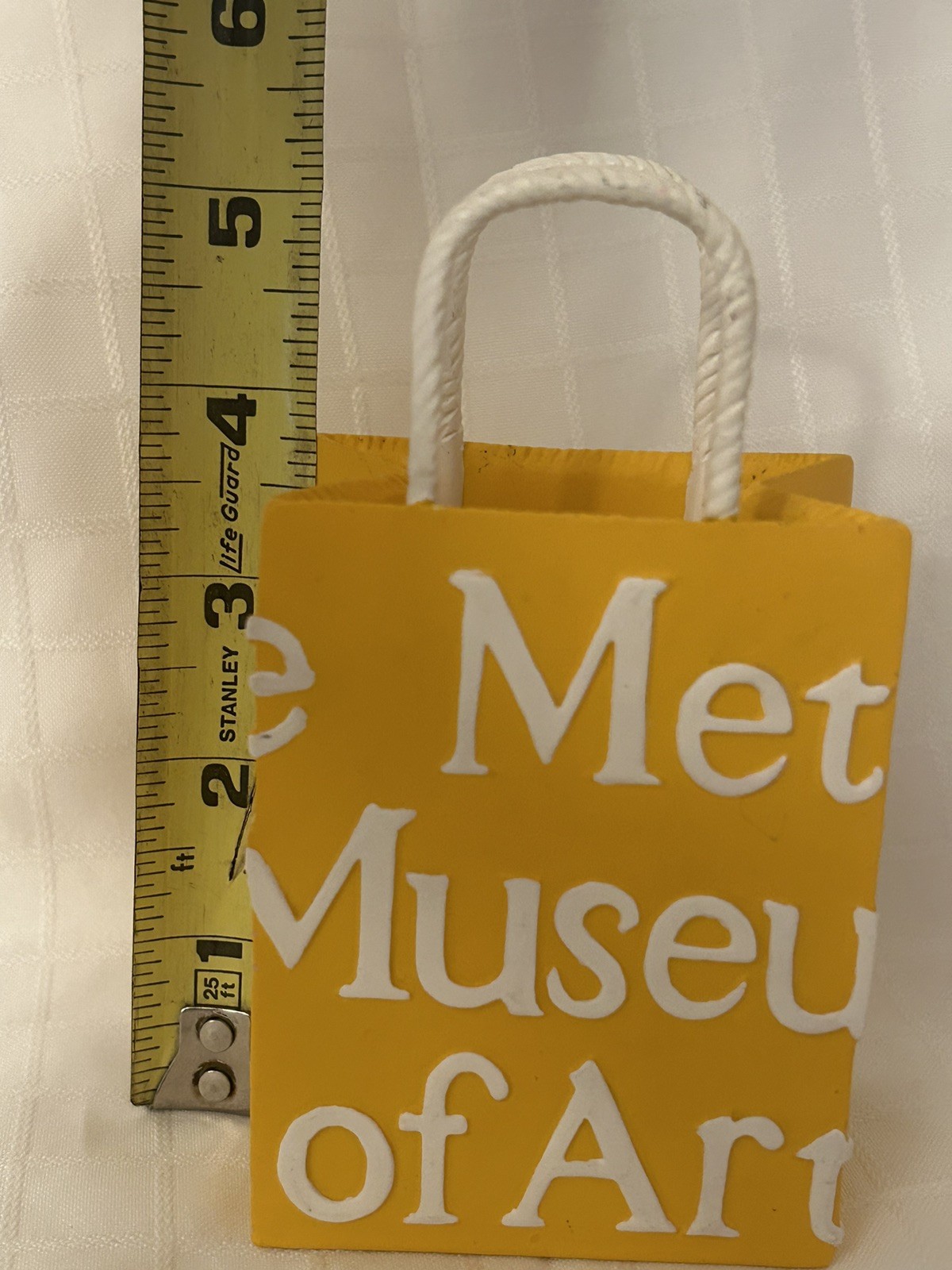Thr MET Shopping Bag YELLOW Ceramic Bag Metropolitan Museum of Art Rudy Deharak