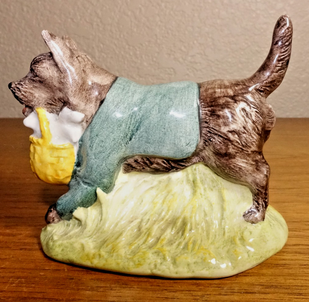 Royal Albert John Joiner Scottish Cairn Terrier Dog Beatrix Potter Figurine RARE