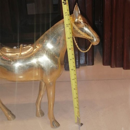 Handcrafted Beautiful Brass Horse Decor Sculpture, Anniversary Gift, Figurine