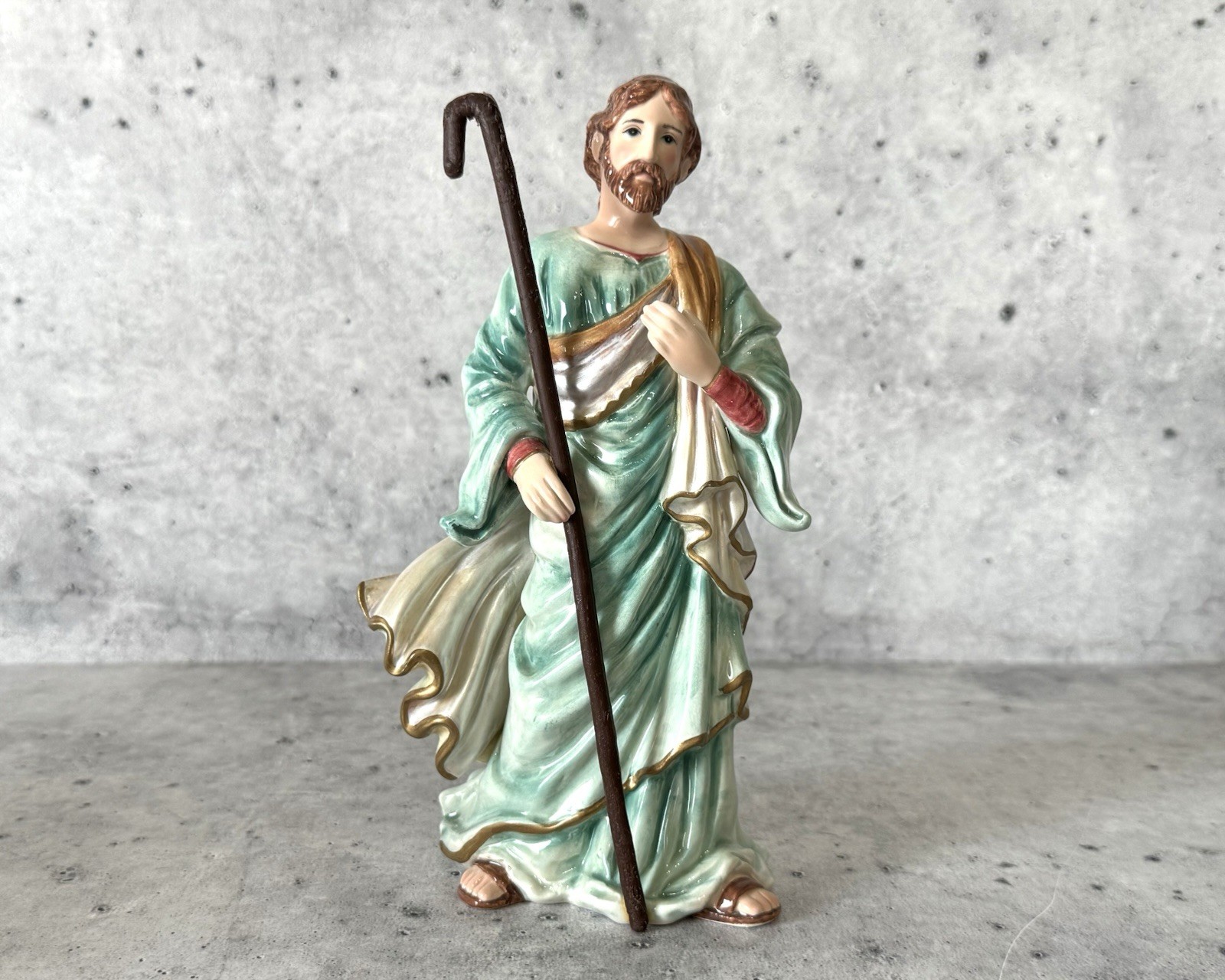 Fitz & Floyd Nativity Joseph Figurine 9.5″ 19/200 In Box Mint Cond