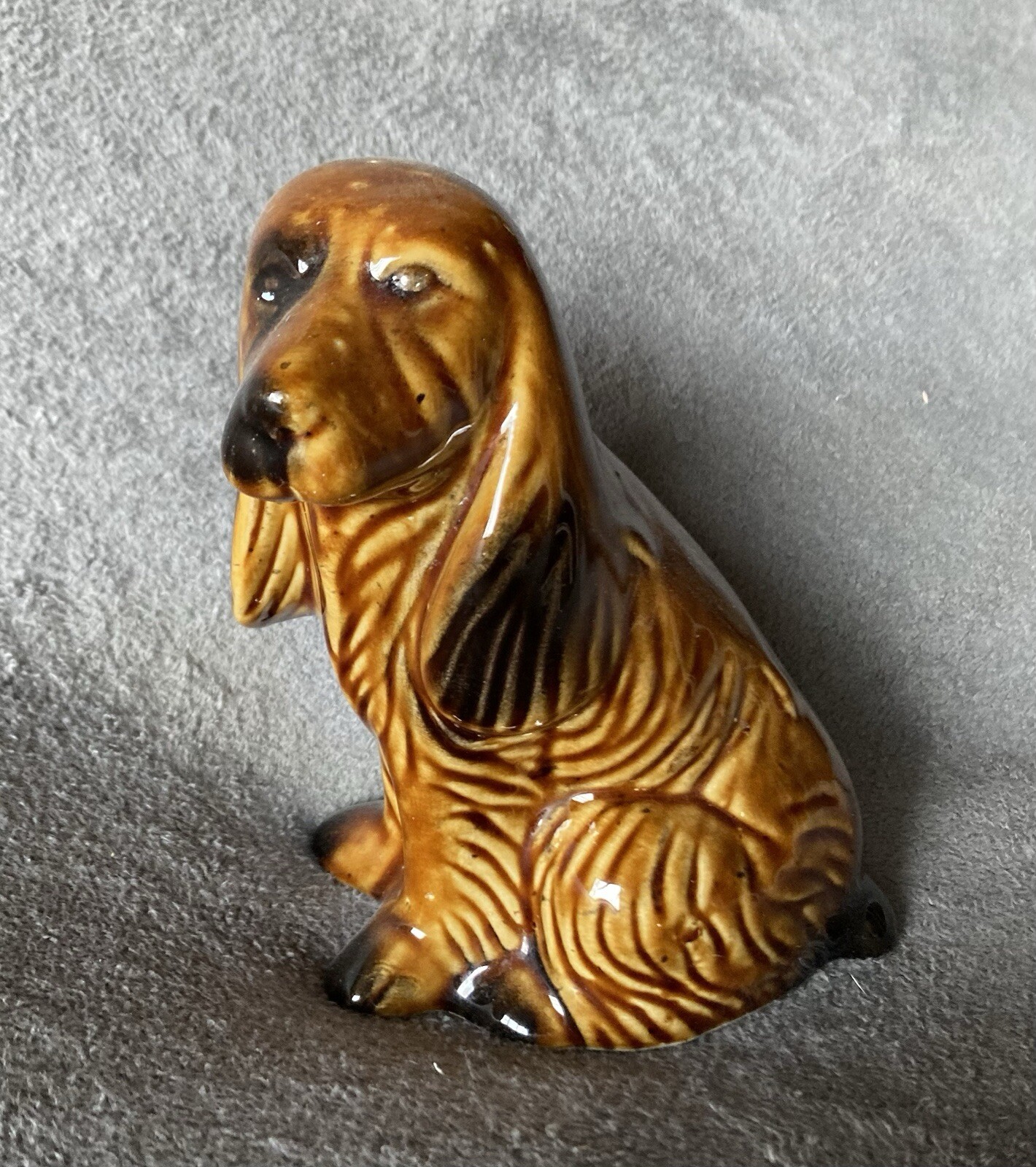 MCS Brazil Collectibles Hand Crafted Ceramic Dog Figurine 6” VINTAGE
