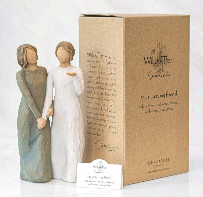 Willow Tree My Sister My Friend Hand Painted Friendship Figurine