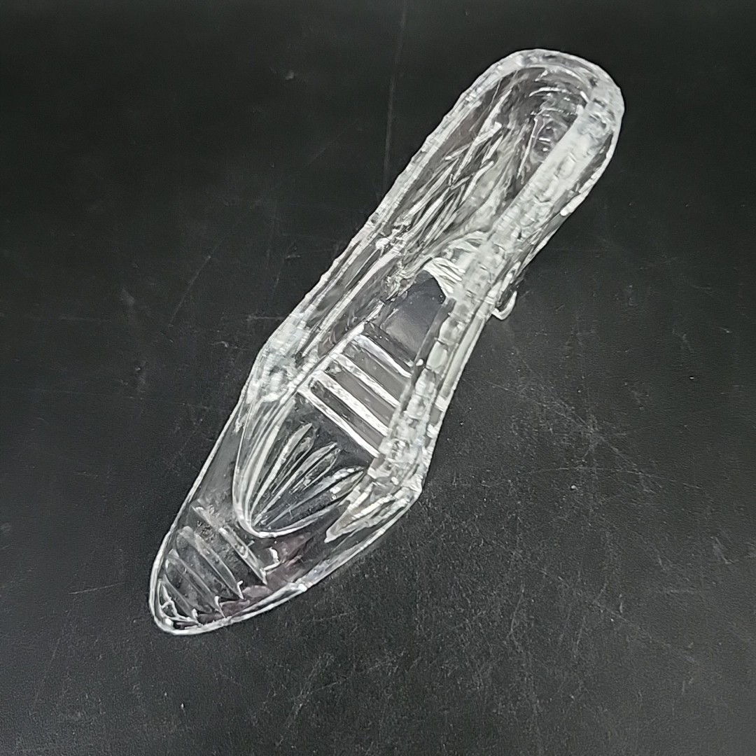 Crystal High Heel Slipper Decoration Lead Crystal 5 Inches Cinderella