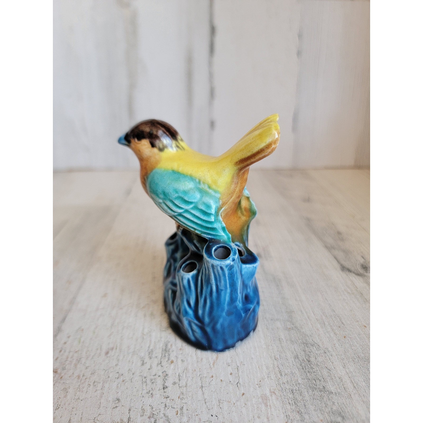 Unique bird yellowtail vintage Japanese vintage home decor figure