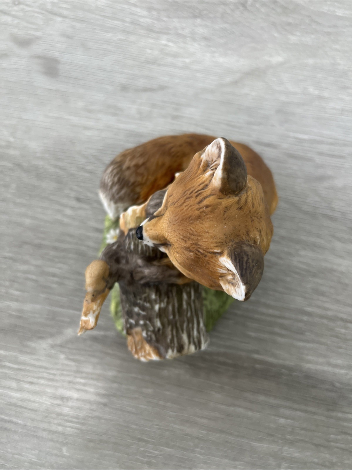 Vintage Masterpiece Porcelain By Homco, Fox Figurine