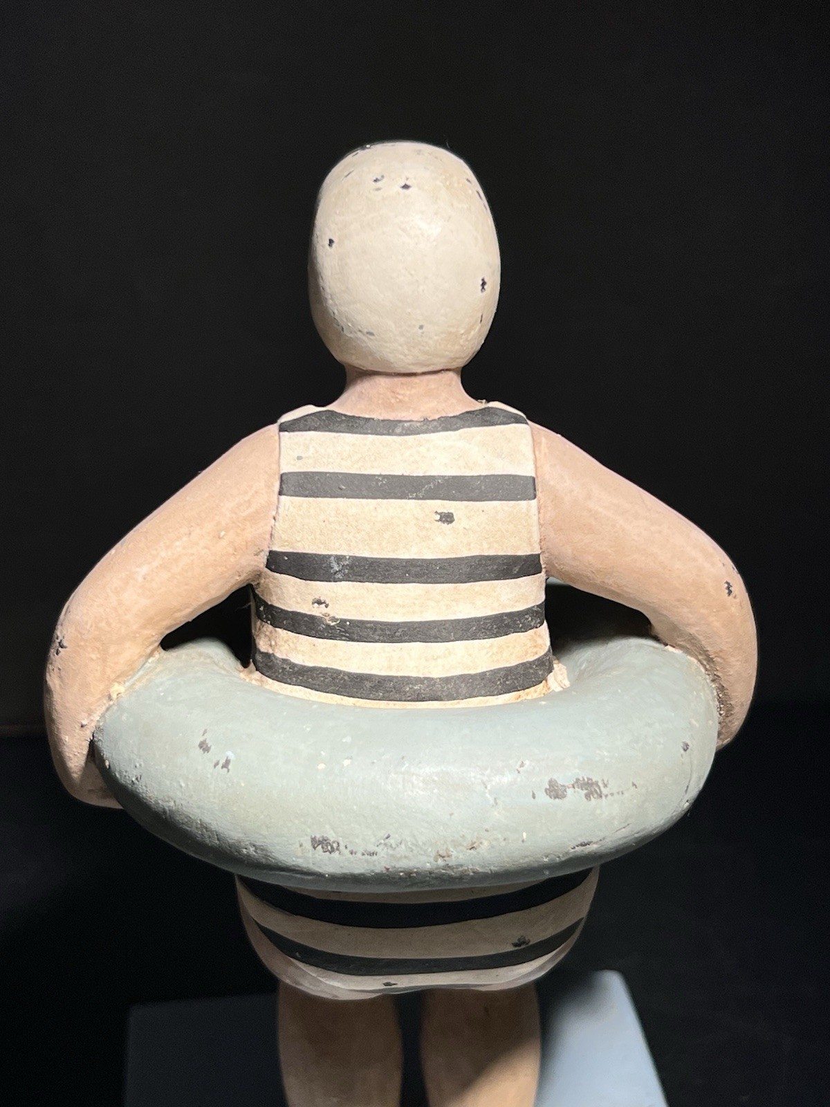 VTG MCM RETRO SCULPTURE: AMERICANA RETRO CHUBBY BATHER PALECEK ~1920s Swimsuit