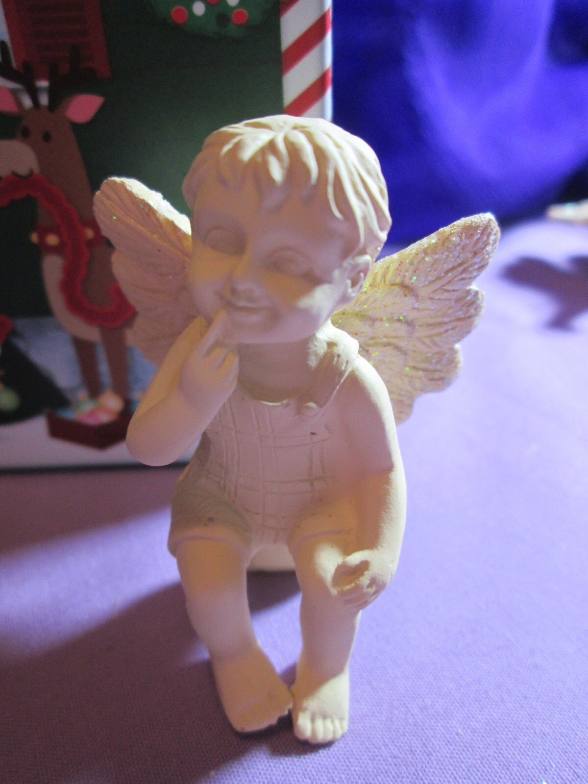 Set of 6 Angelstar Angel Children Clay Comfort Angels Hug & Sit Figurines 2005
