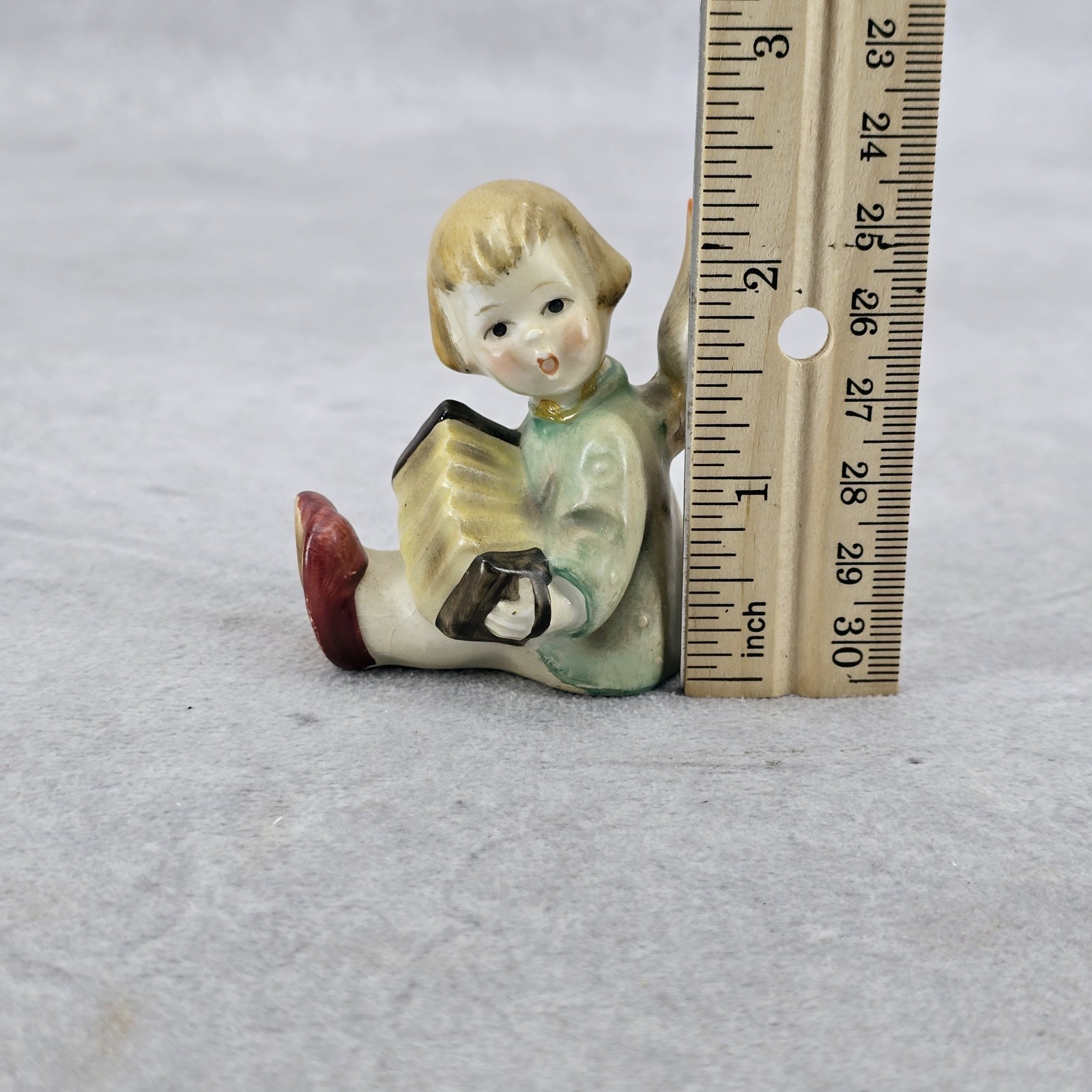 Rare Hummel Figurine Joyous News Accordion 1 / 39 / 0 Goebel 1950 1959 TMK 2