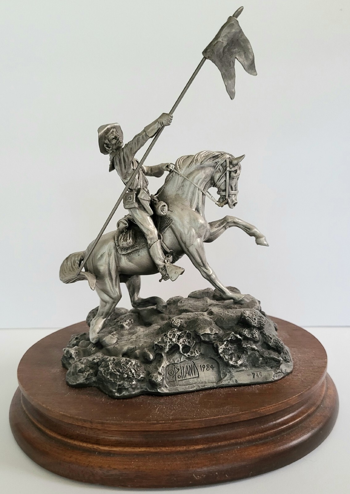 “UNIT COLORS” CHILMARK PEWTER SCULPTURE SPECIAL REGISTERED EDITION 1974