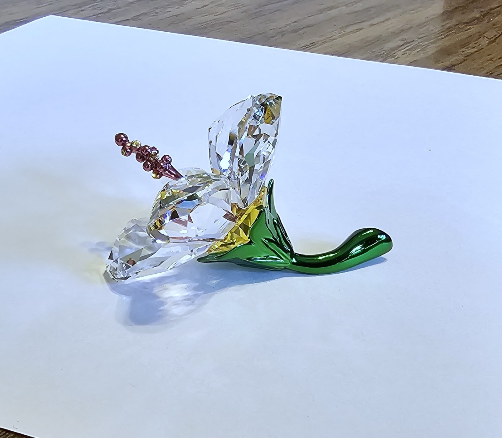 🌺 Swarovski Crystal 2025 “Florere Collection”, Hibiscus Flower Figurine NIB