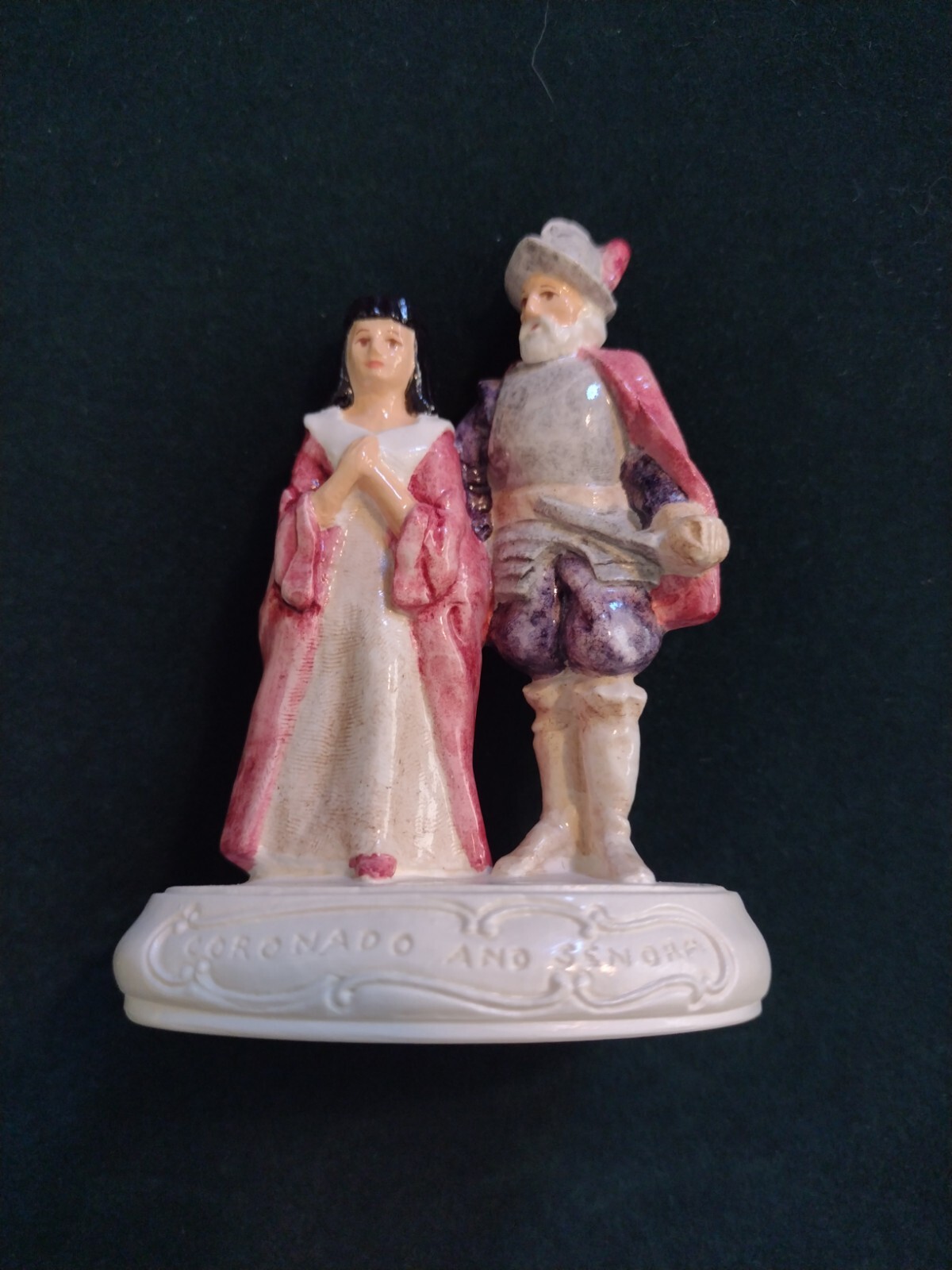 Sebastian Miniature Coronado and Senora c. 1980 P. W. Baston