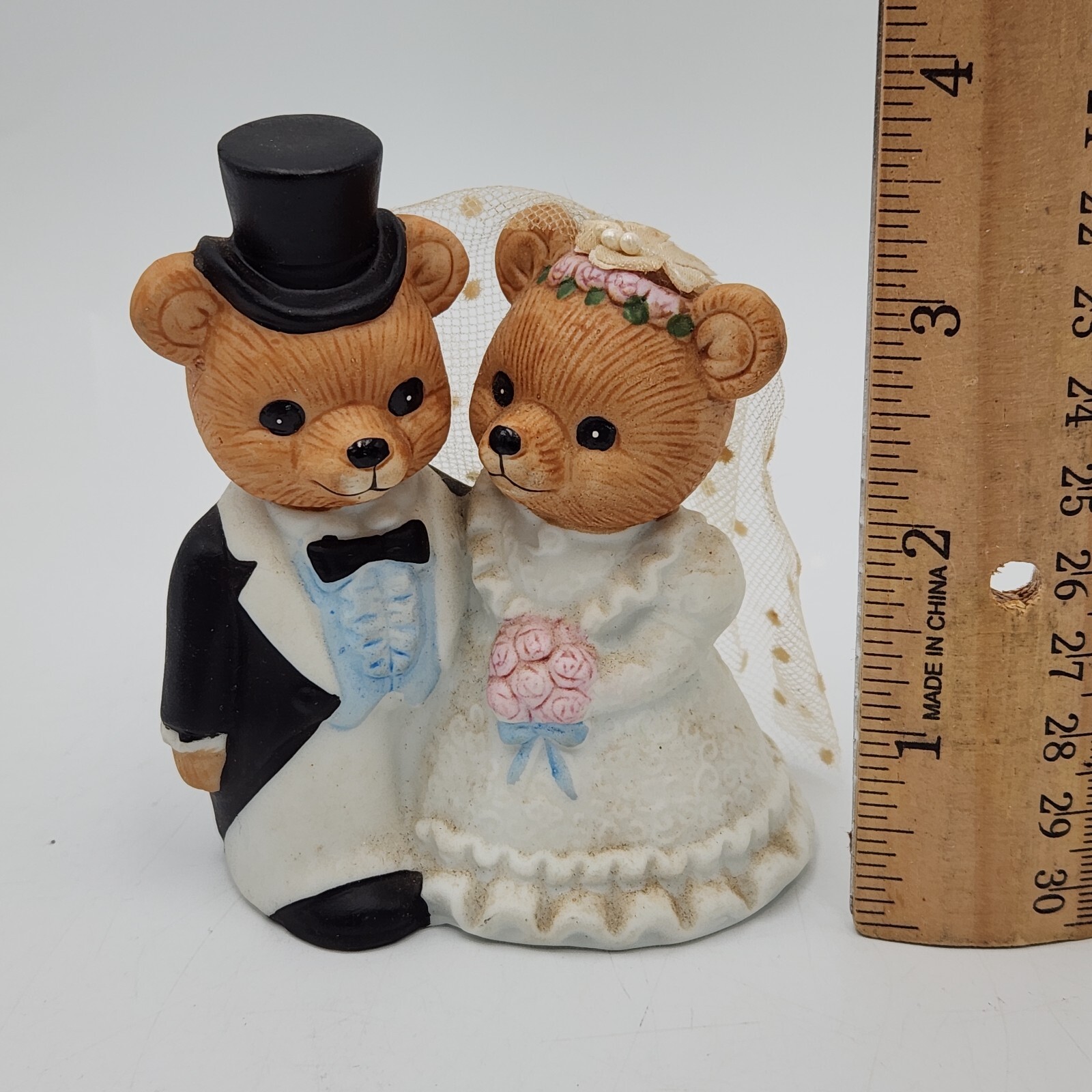 Homco Porcelain Teddy Bear Figurines 16 Piece Lot Of 5 Daily Life Theme Sets