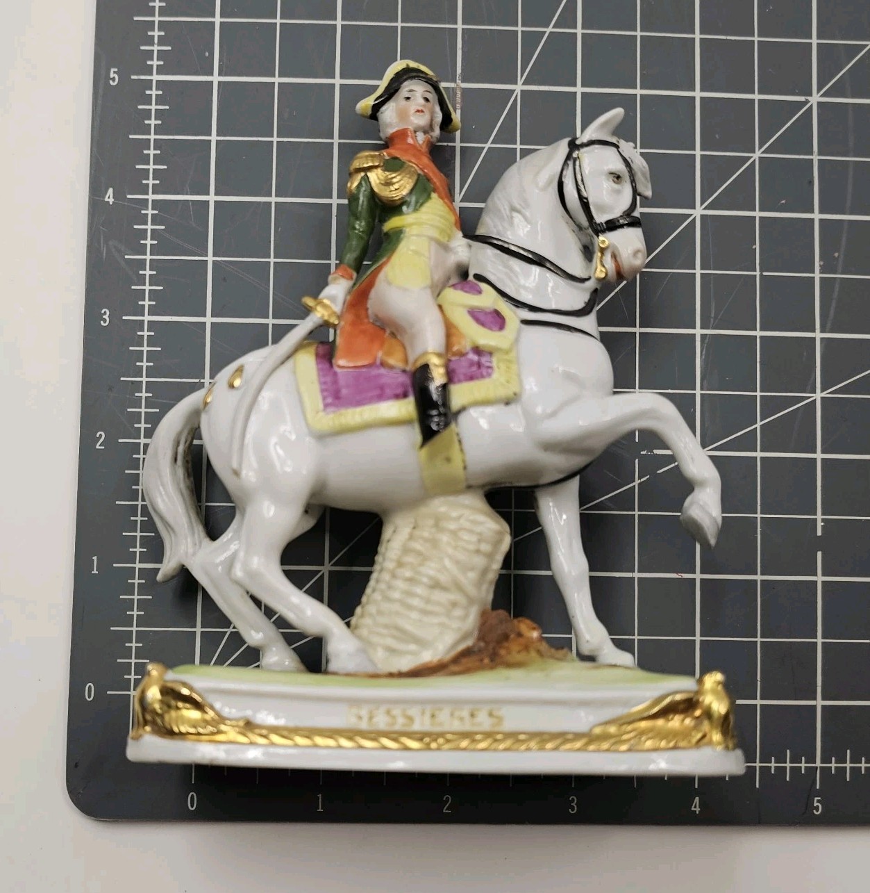 German Scheibe Alsbach Porcelain Jean-Baptiste Bessieres French General *READ*