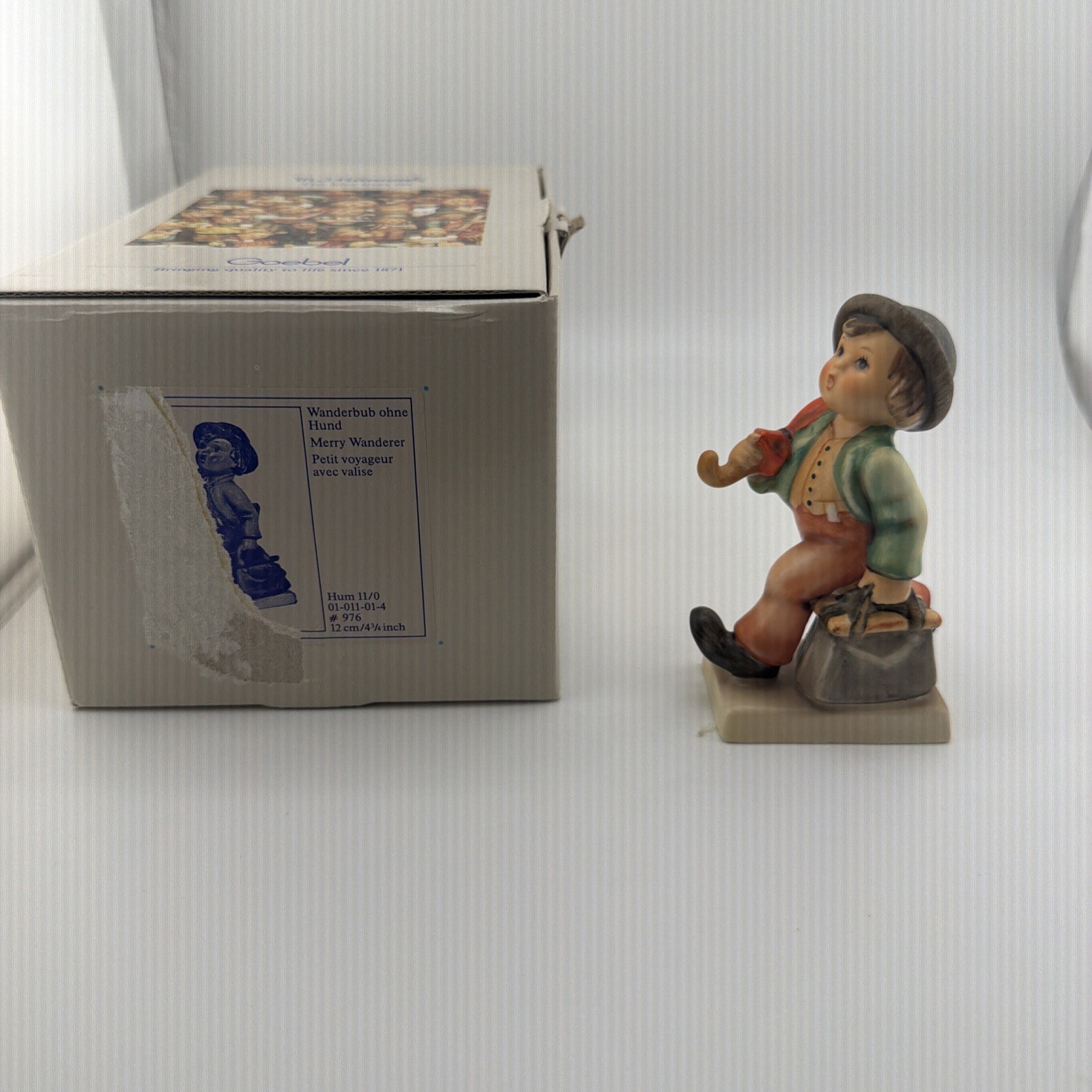Goebel Hummel Merry Wanderer Figurine W Germany TMK + Original Box
