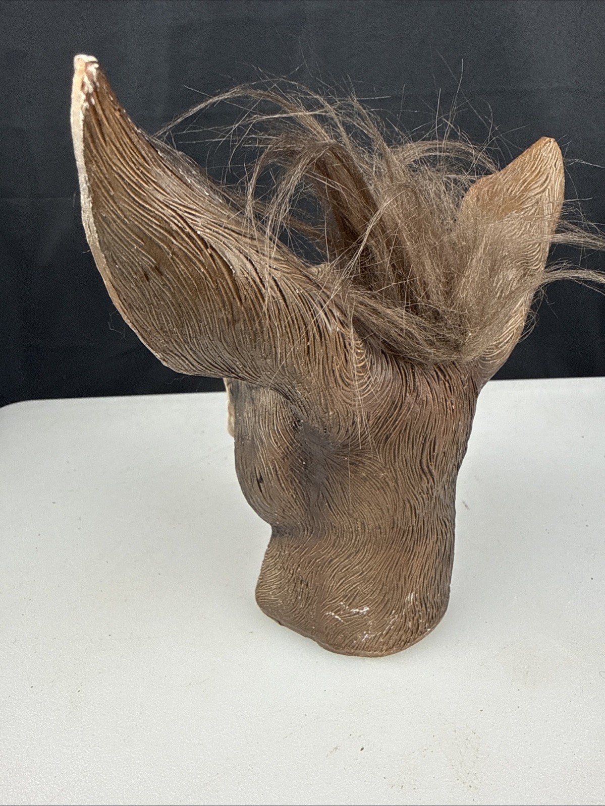 7″ Polyresin Laughing Donkey Mule Ass Head bust Paperweight