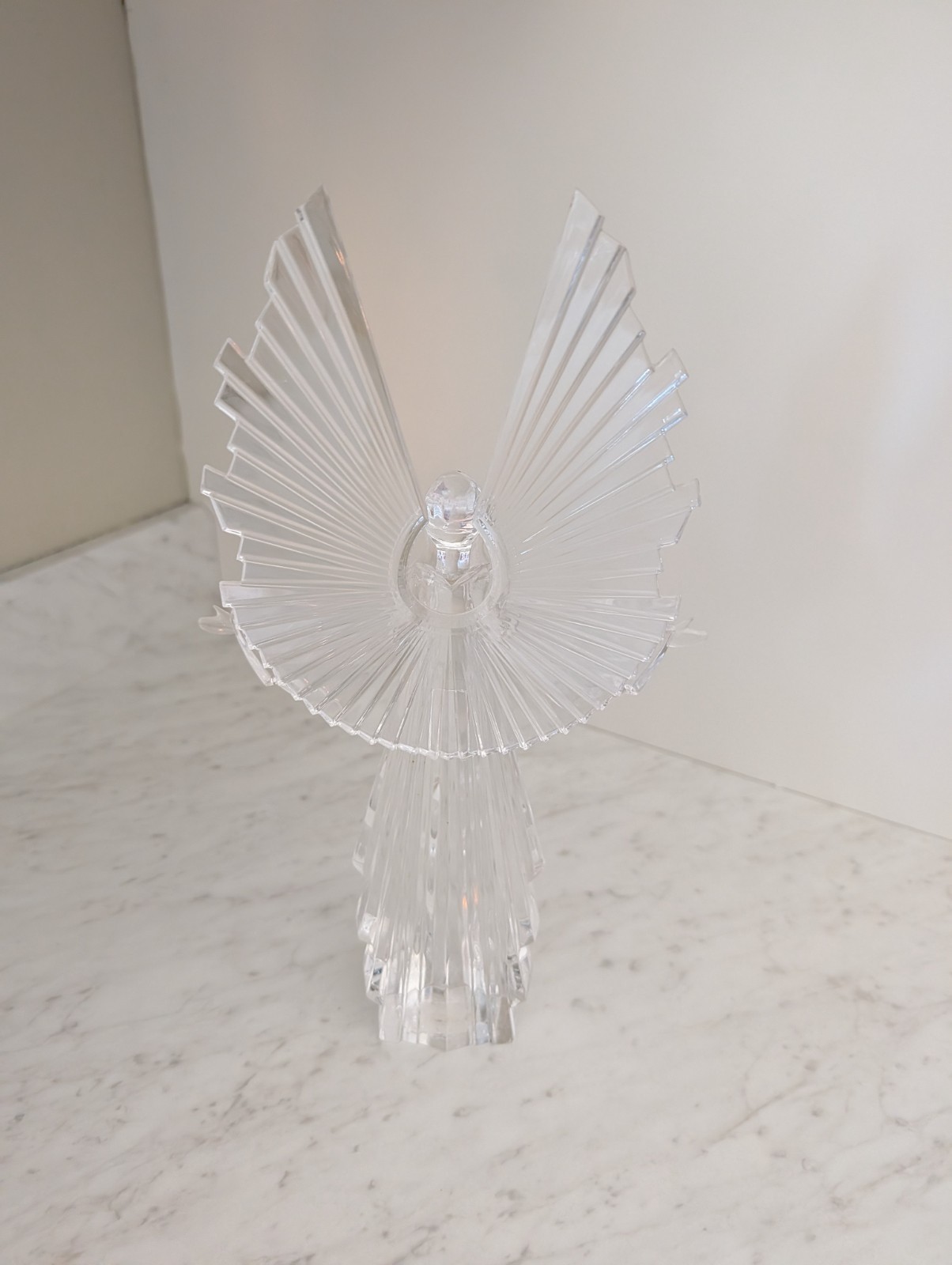 Clear Acrylic Table Angel Decoration