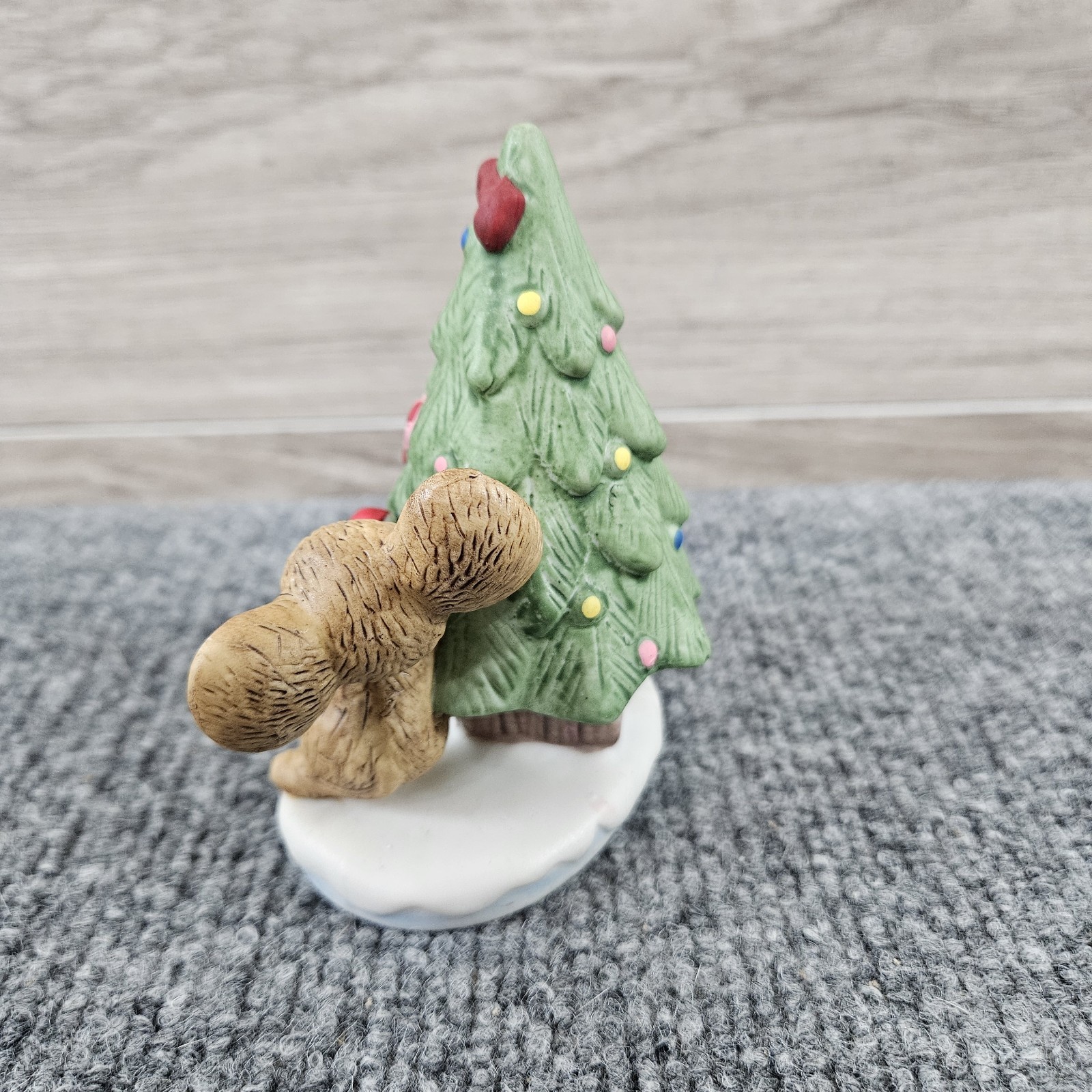 Homco 8905 Christmas Mouse Decorating Tree Figurine Holiday Vintage