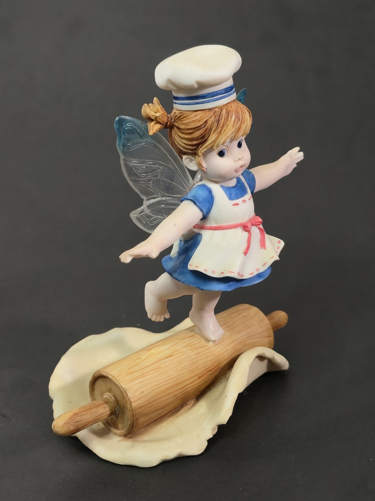 Little Kitchen Fairies Champion Dough Rolling Fairie Figure 2006 *Leg Damaged*