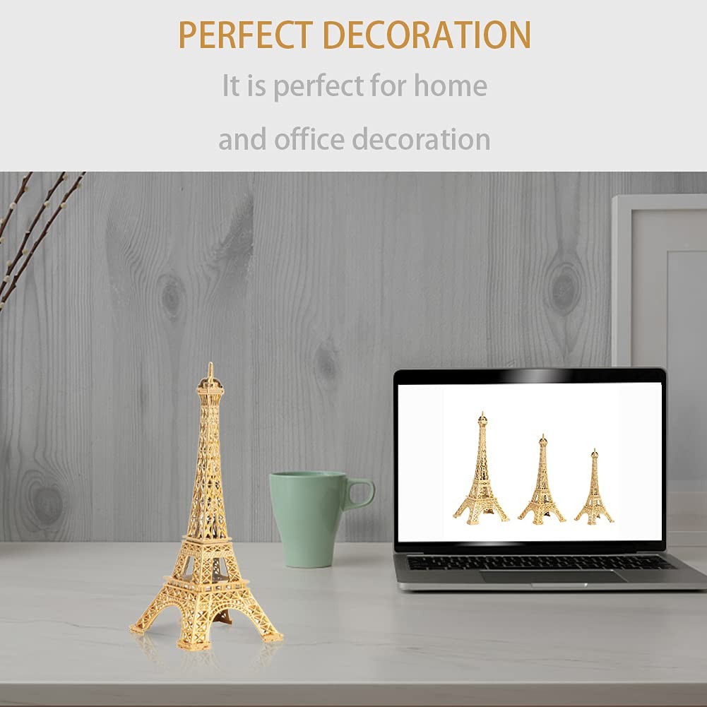 Eiffel Tower Model Paris Architecture Desktop Decor Cake Topper Gift Statue