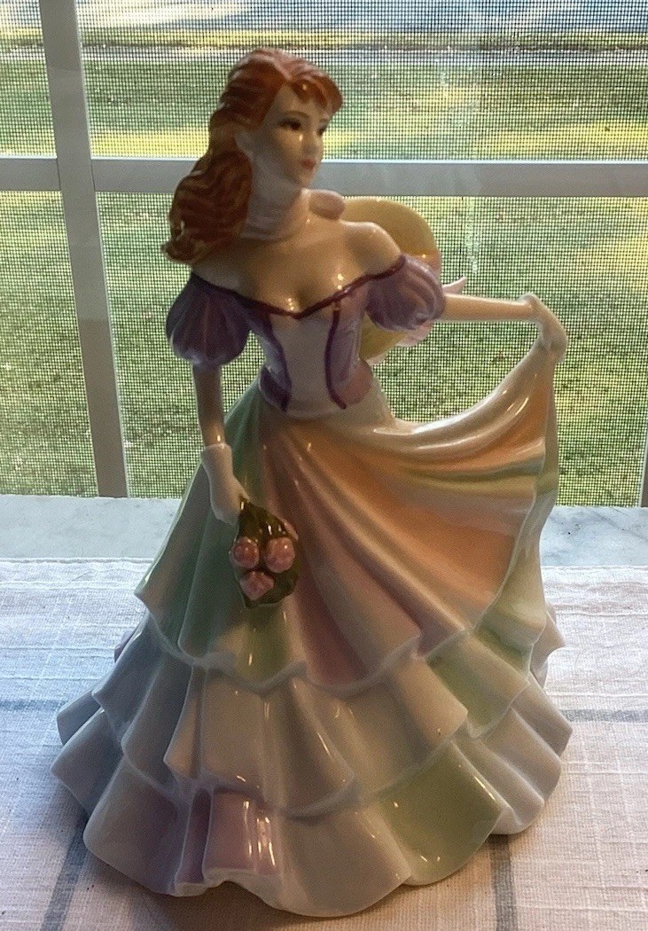 COALPORT Sentiments Collection “Picked Especially for You” Bone China Figurine