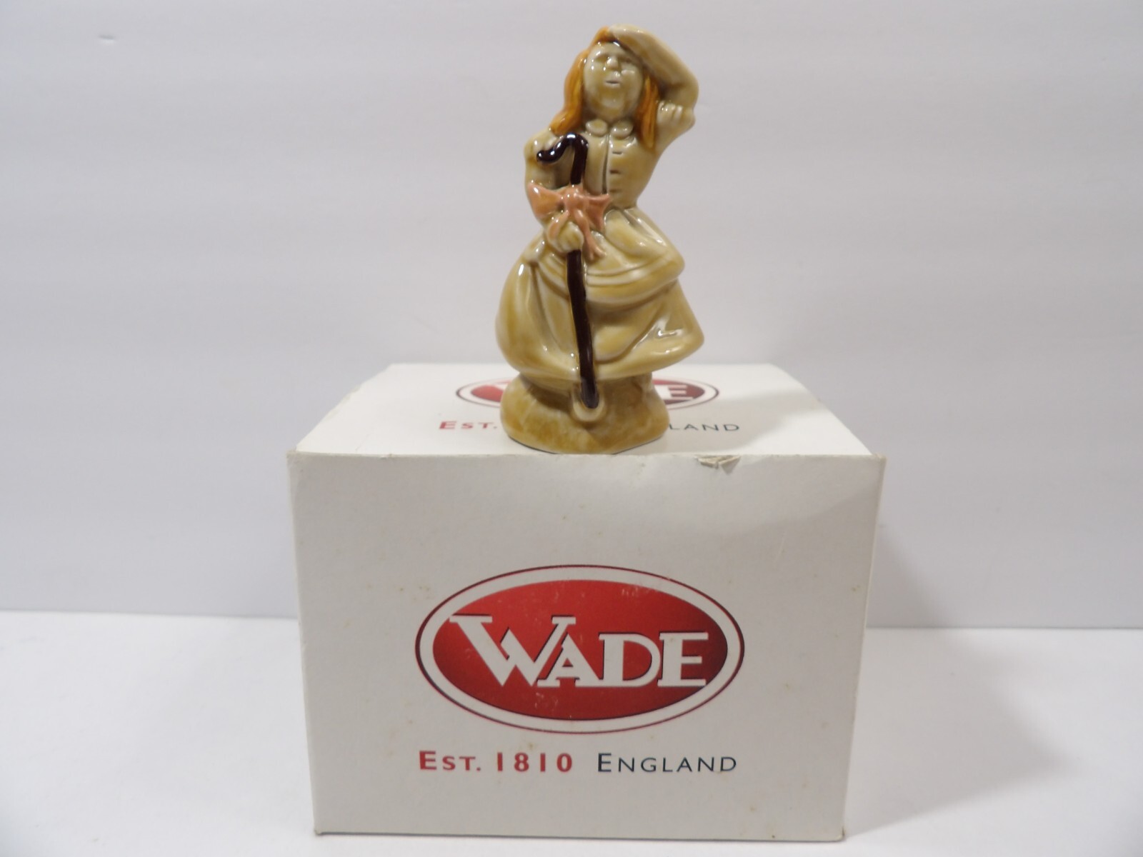 Wade England Nursery Rhyme Large Blow Up “Little Bo Peep” Figurine ~ 2 3/4″ Tall