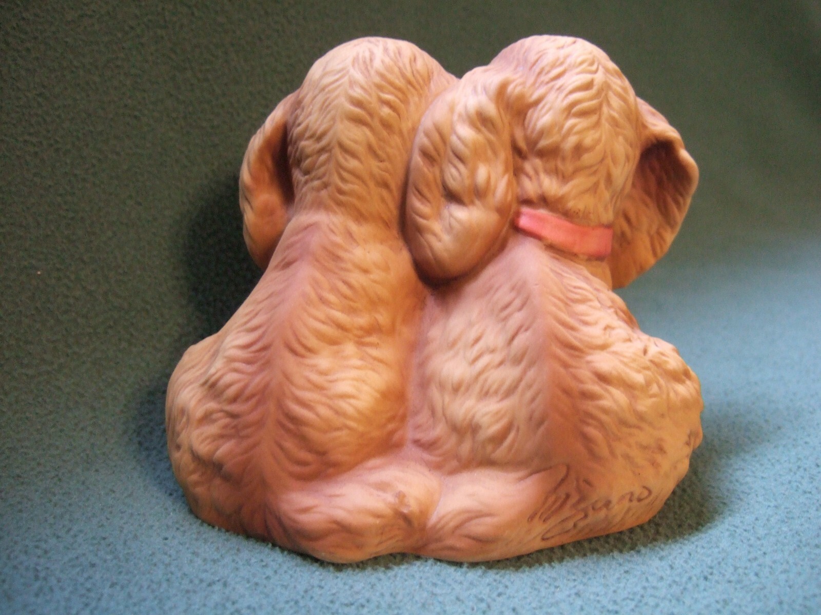 Homco Masterpiece Collection 1988 Porcelain Cocker Spaniel Puppies Figurine