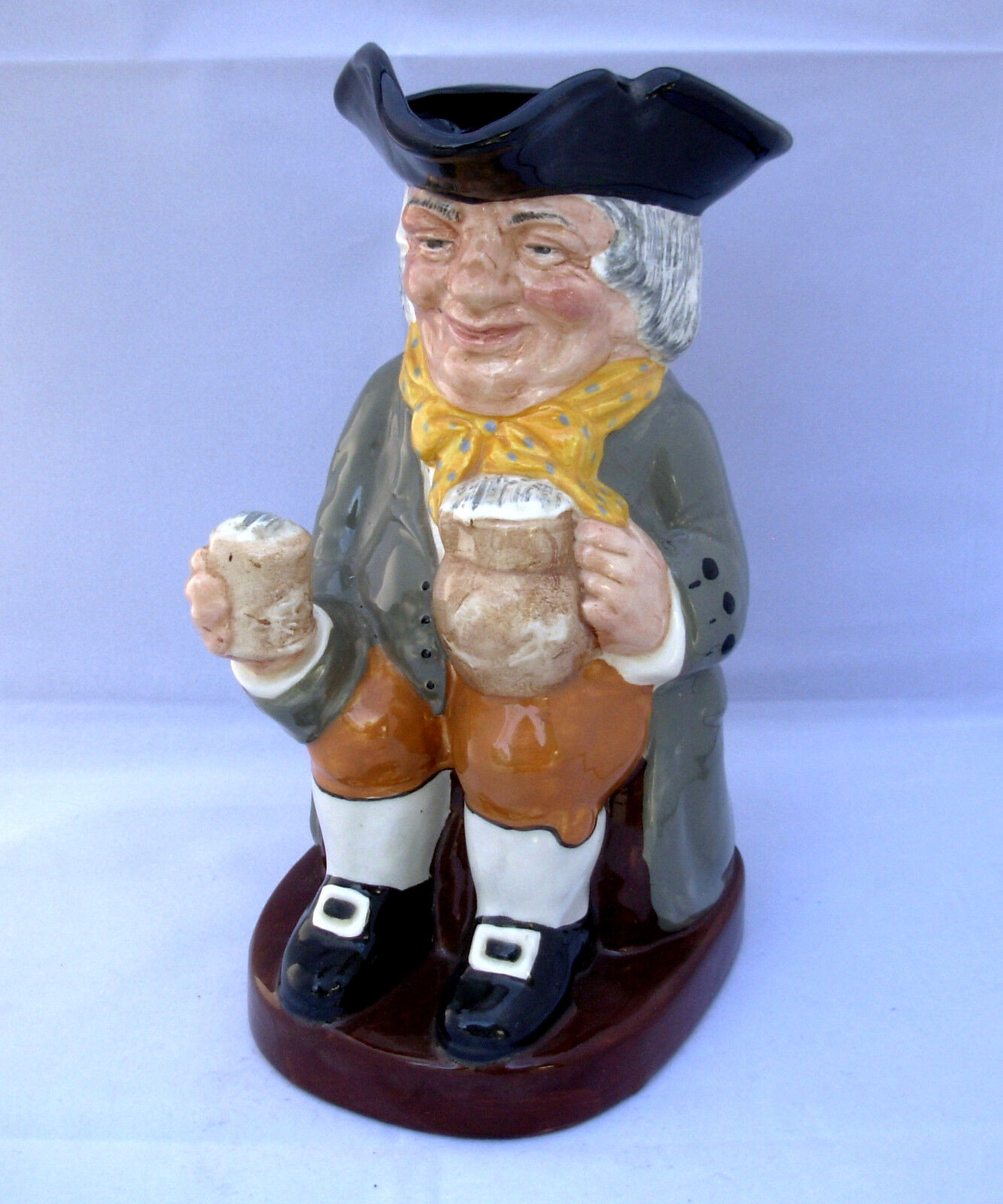 Royal Doulton Happy John Lg Character Toby Jug Mug Pitcher 9″ No8321 England vtg