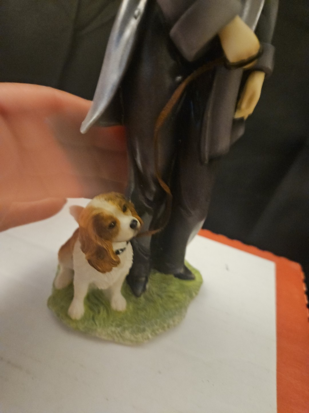 Vintage The Regal Collection Porcelain Figure “MELANIE” WALKING THE DOG 10″