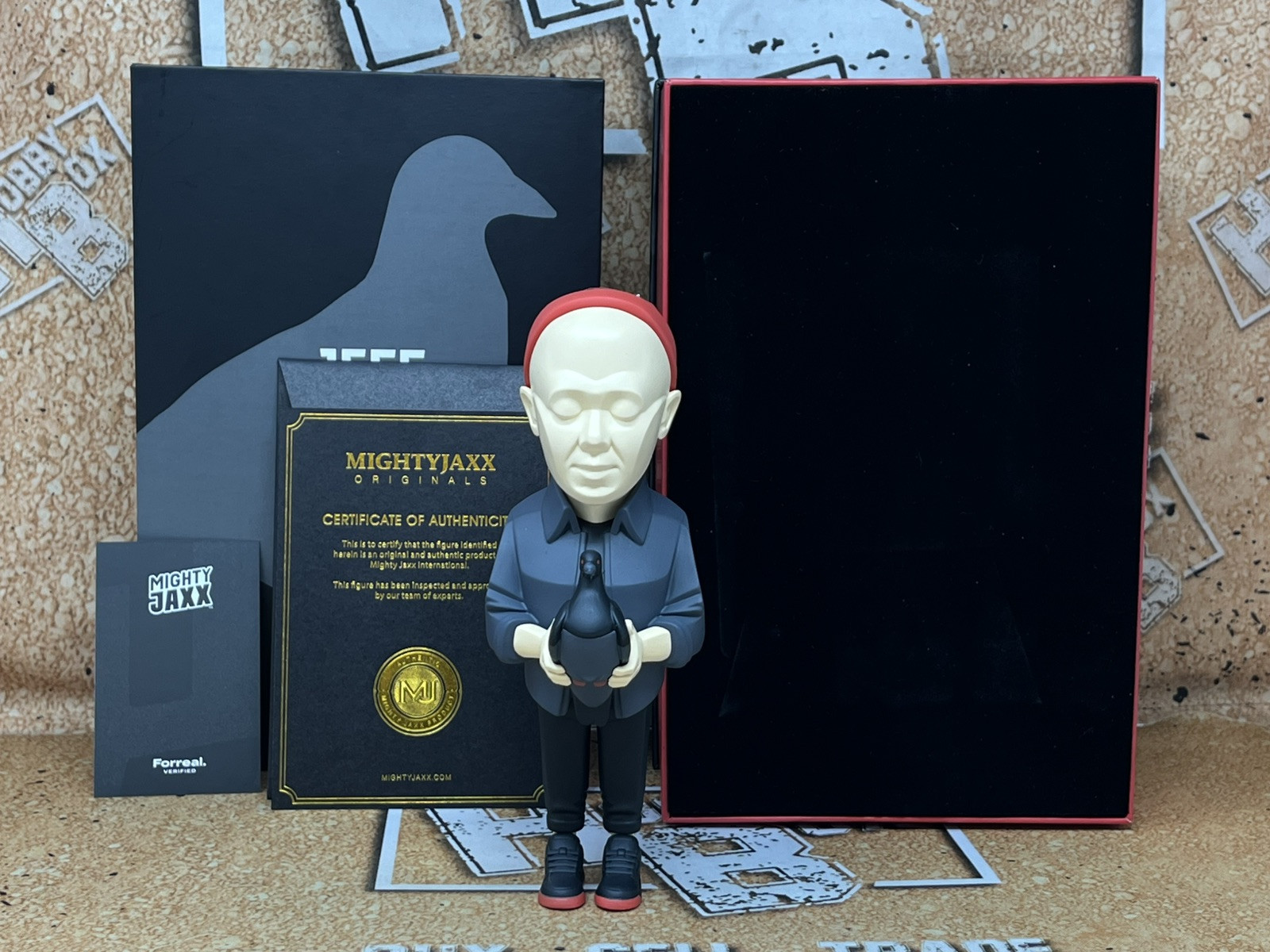 Jeff Staple Figurine By Danil Yad Staple Day Edition 21′ W/ Pigeon CIB