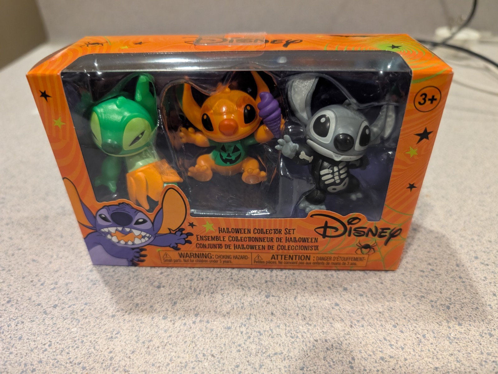 Disney – Lilo & Stitch – Stitch – Halloween Collector Set – 3 Figures 2″ High