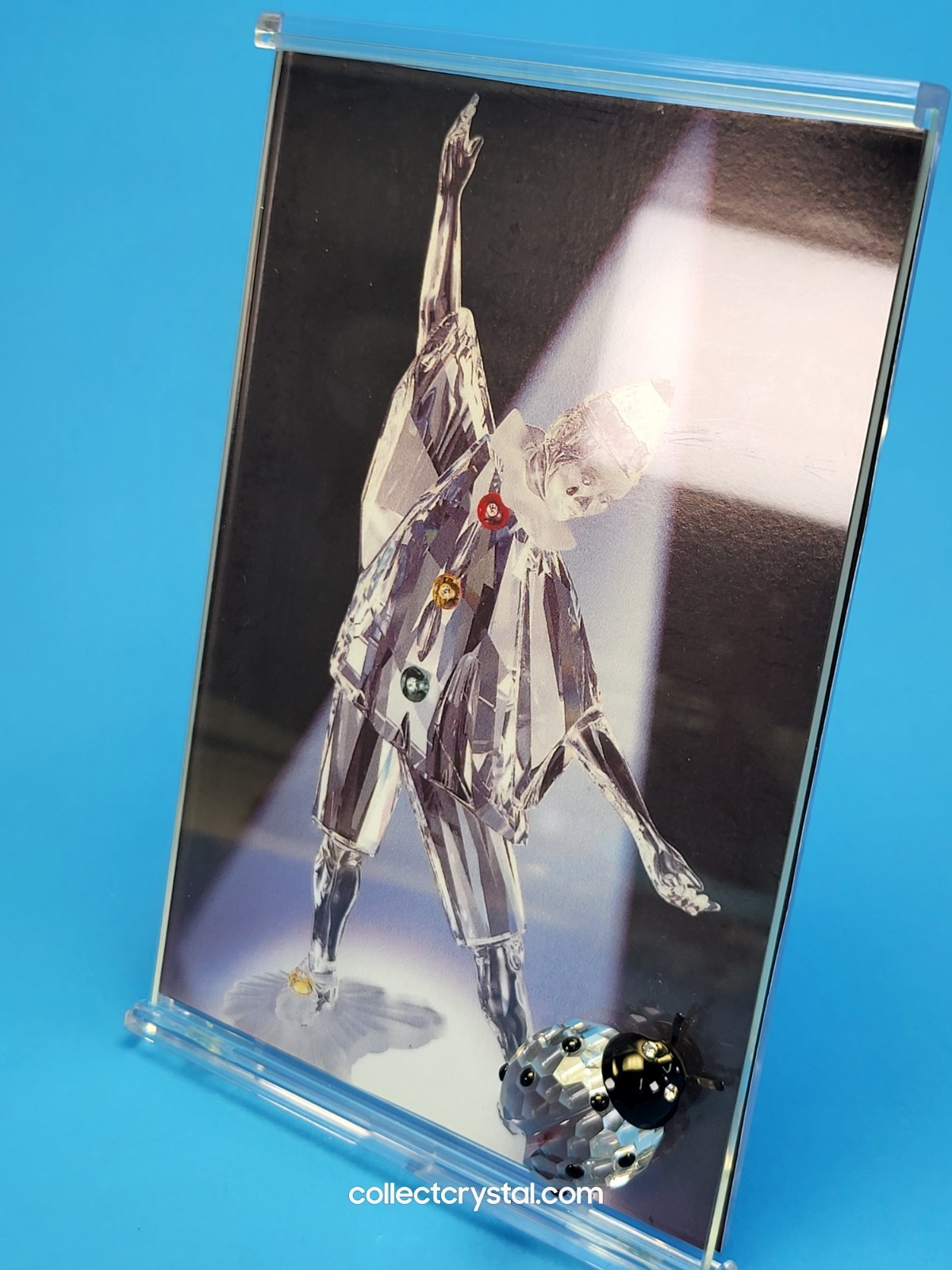 Swarovski Picture Frame With Crystal Ladybug 5.5 x 3.5” # 211739