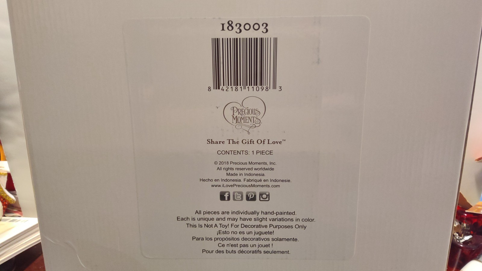 Precious Moments Caught in the Current of Love 183003 Limited Edition NIB