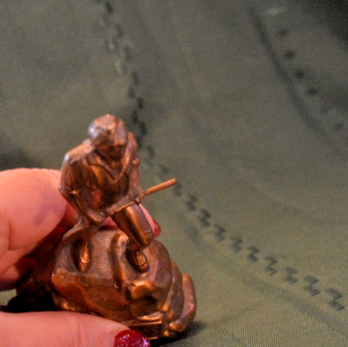 Vintage Metal Minuteman 1775 MADE IN JAPAN 2-1/2″ x 1-1/2″ x 4-3/4″