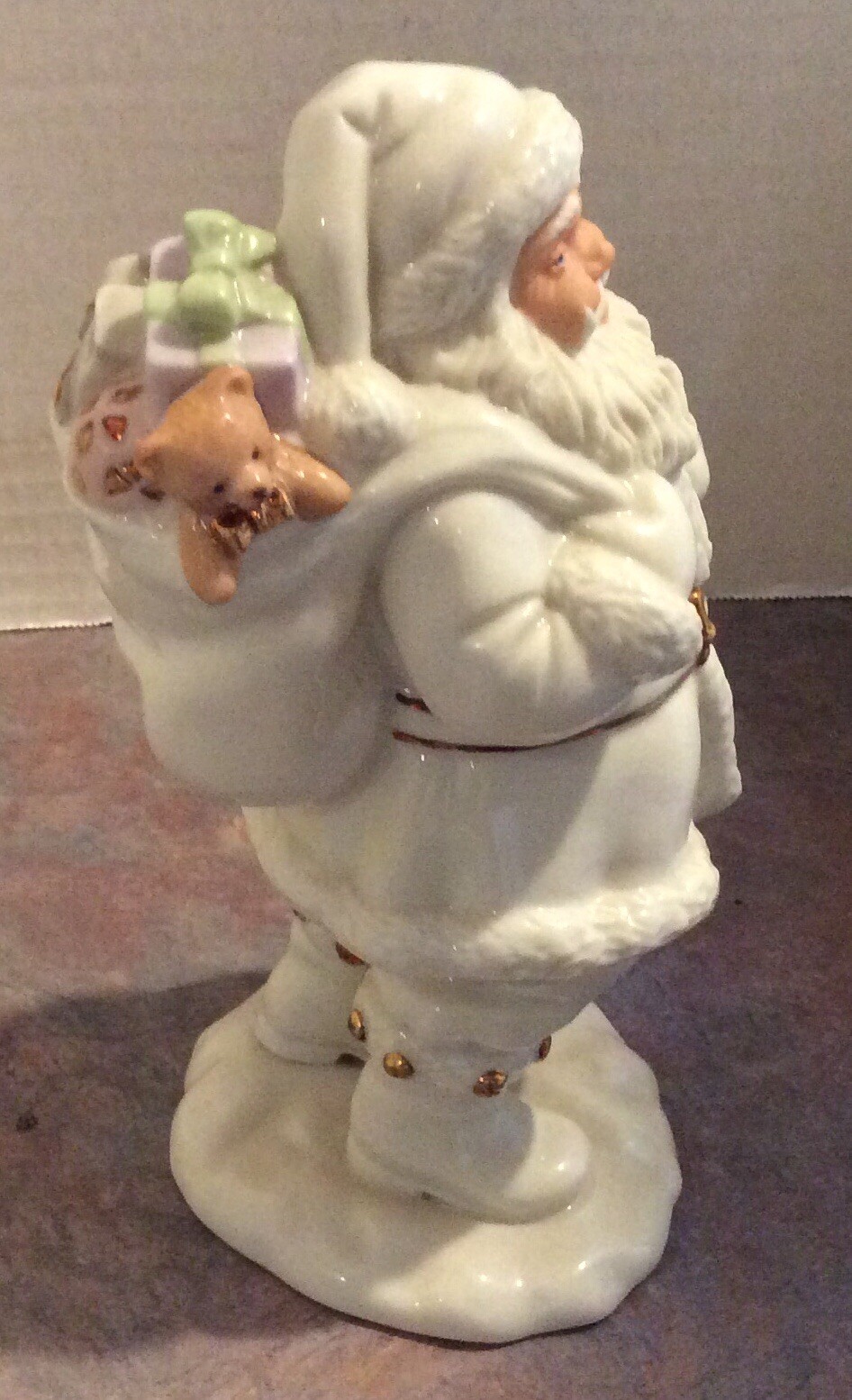 Lenox Classic Santa Claus Figurine & Lenox China Jewel Snowman MIB