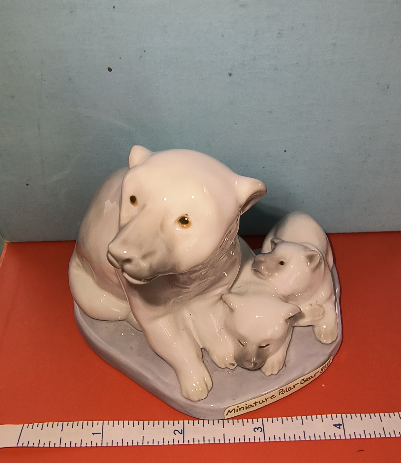 Lladro “MINI POLAR BEAR FAMILY” Figurine ~ #5434 ~ With Box