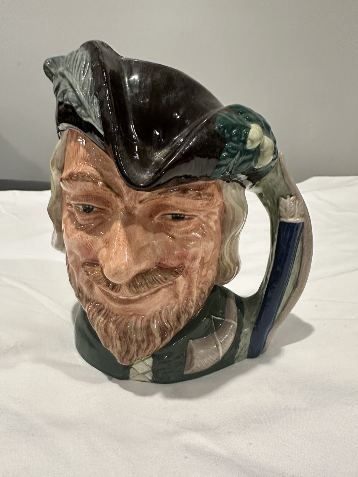 Large Royal Doulton Toby Jug Robin Hood Character Mug D6527 CORP 1959 ~7.5”