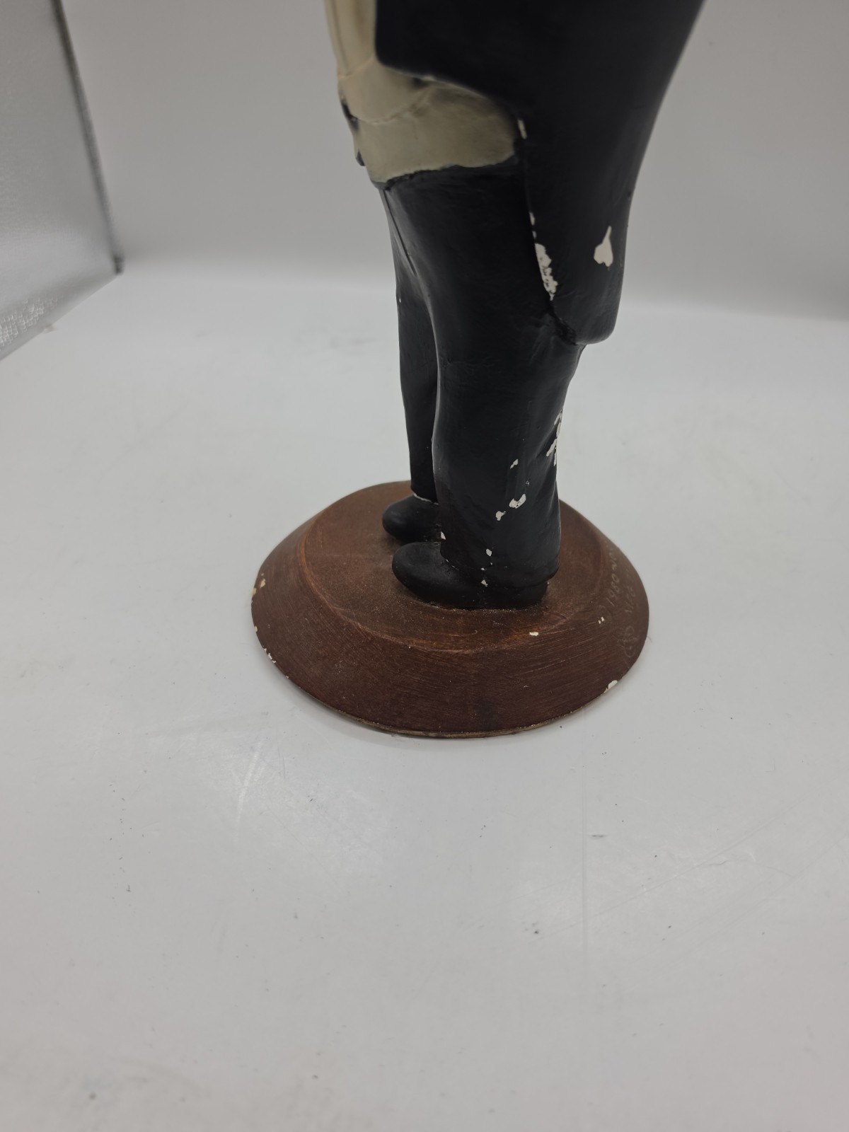 Vintage 1980 Curly Howard of The Three Stooges Esco Chalkware Statue