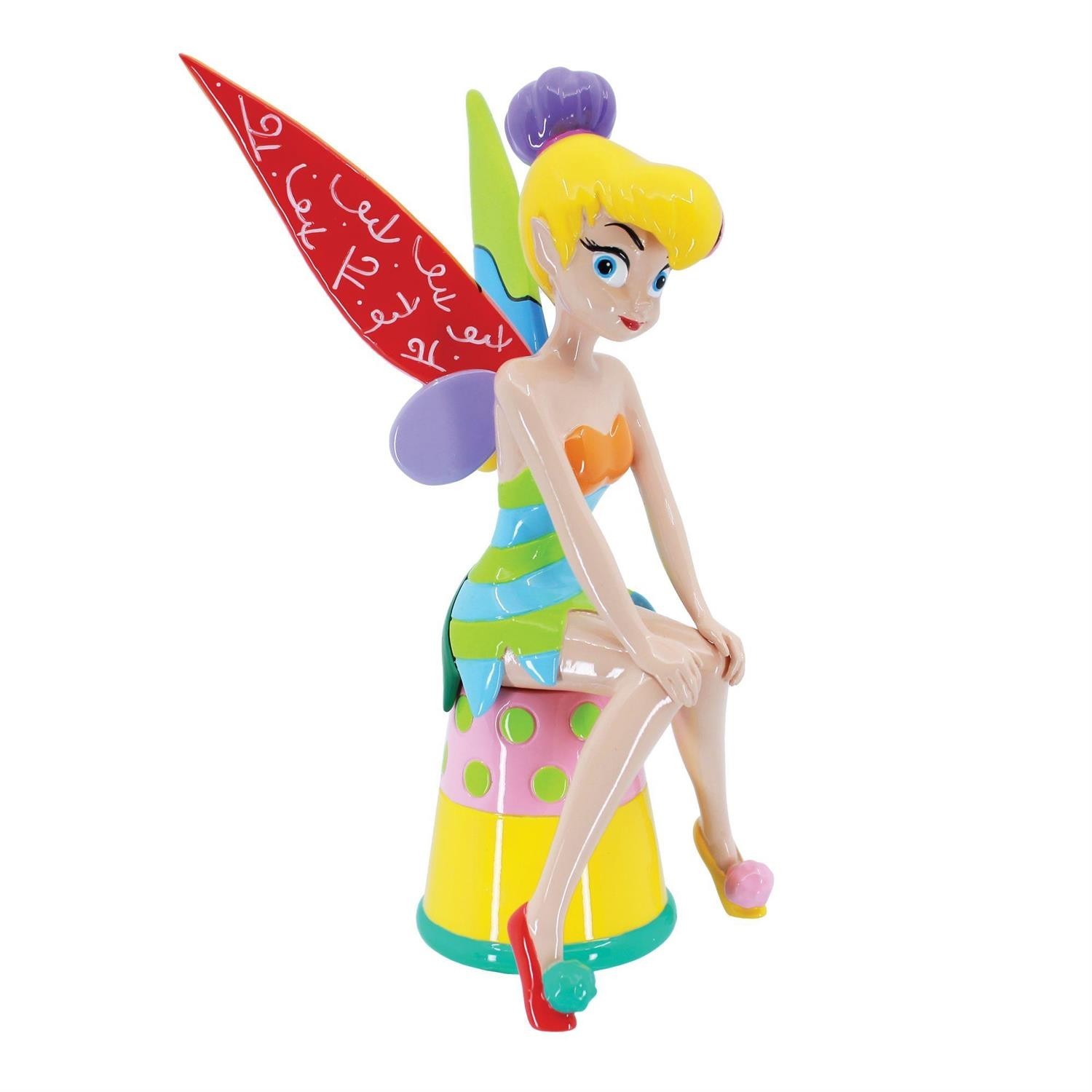 Disney Britto TINKER BELL Figurine 6017588 NEW 2025 Tinkerbell On Thimble