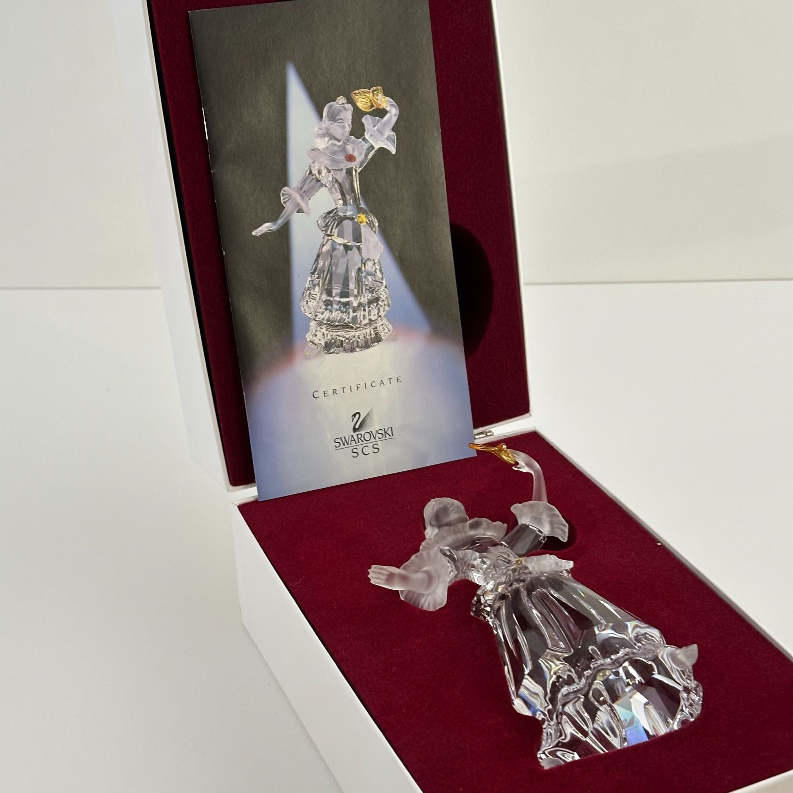 Swarovski Columbine 2000 SCS Masquerade Crystal Figurine Box 242032