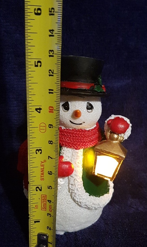 Precious Moments Light Up And Musical Snowman Working W/Box 2024