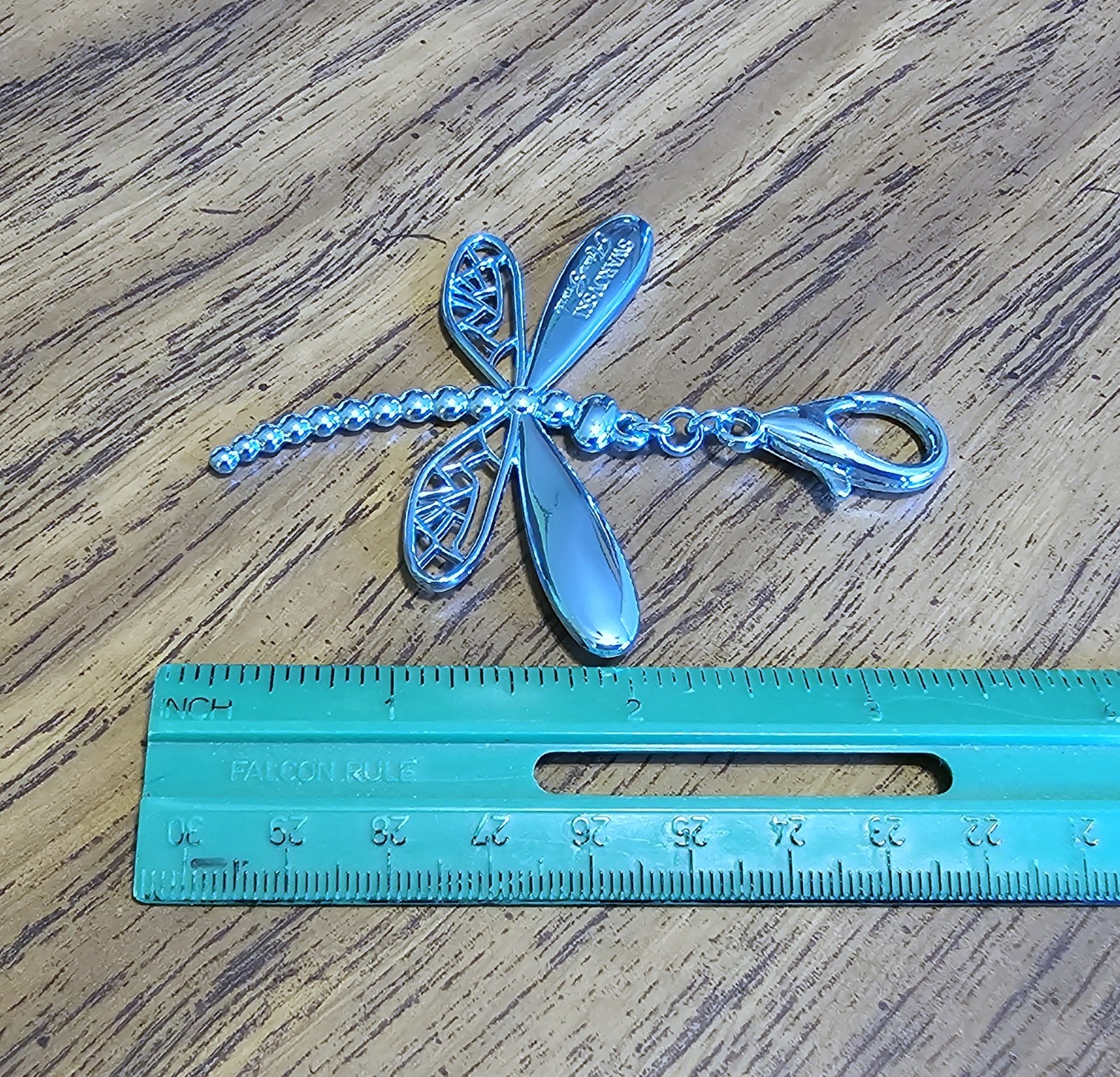 🦋 Swarovski Crystal 2026 Ariana Grande, Blue Metal Dragonfly Figurine Charm NIB