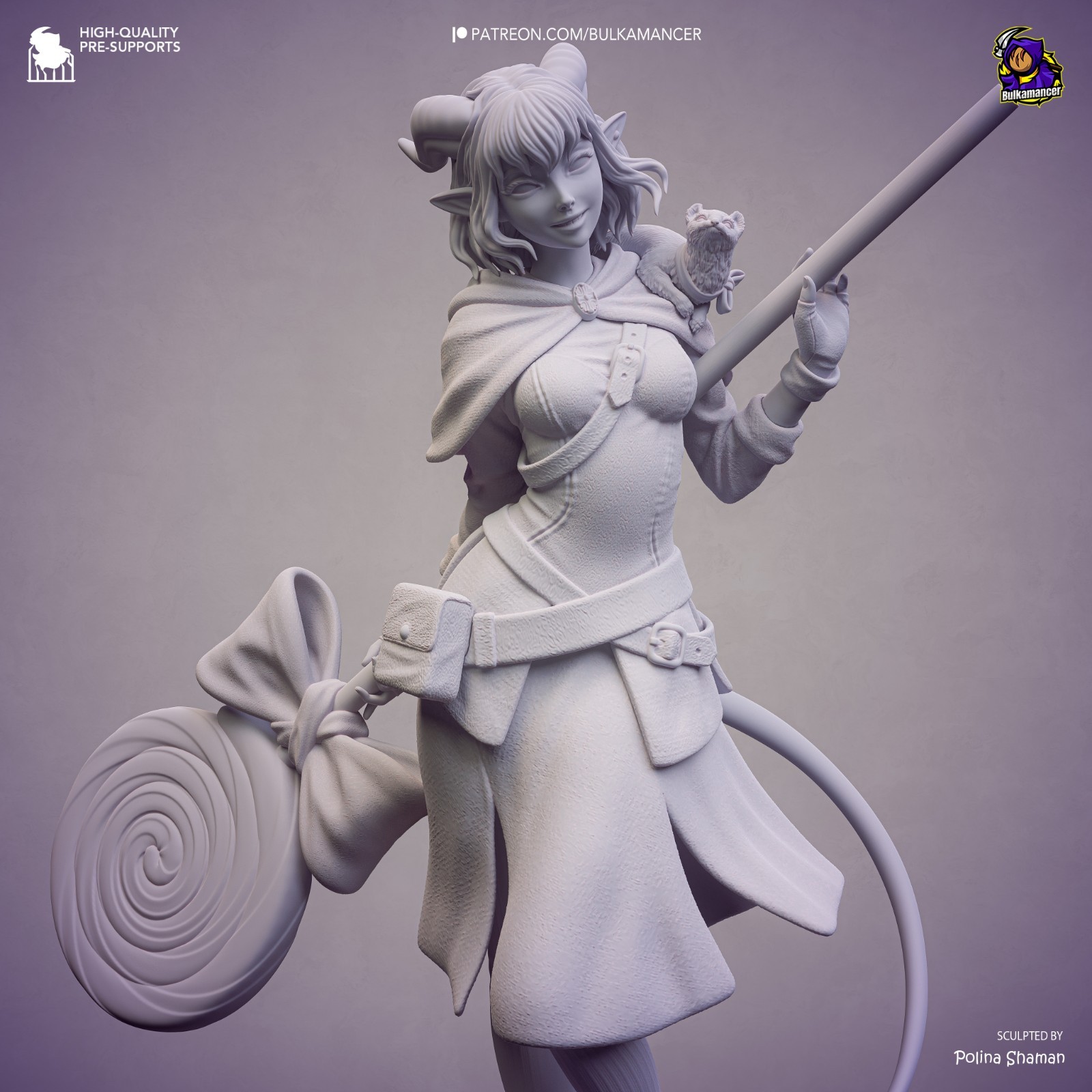 Jester – The Mighty Nein 1/8 Scale Figure Statue 3D Print Model Kit Unpainted